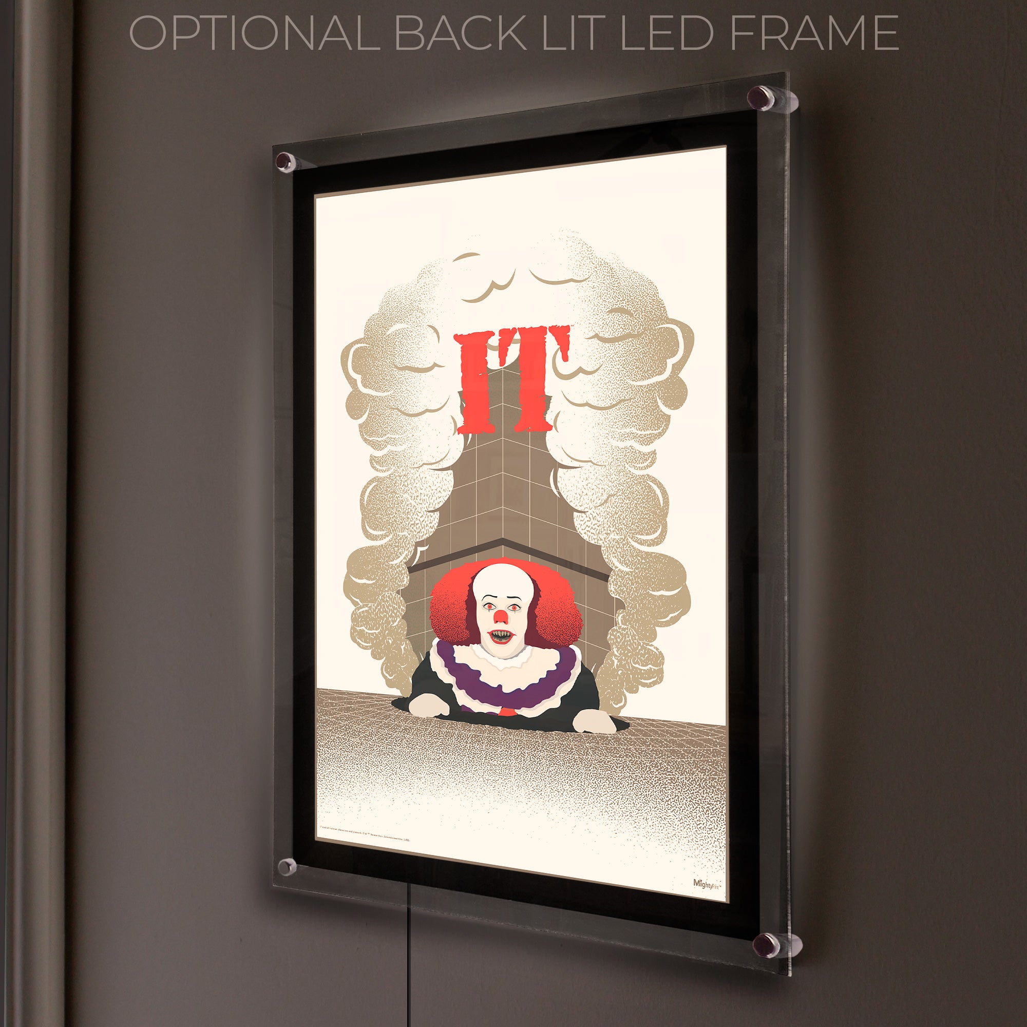 IT: The 1990 Series (Vintage Pennywise) MightyPrint™ Wall Art MP17240825