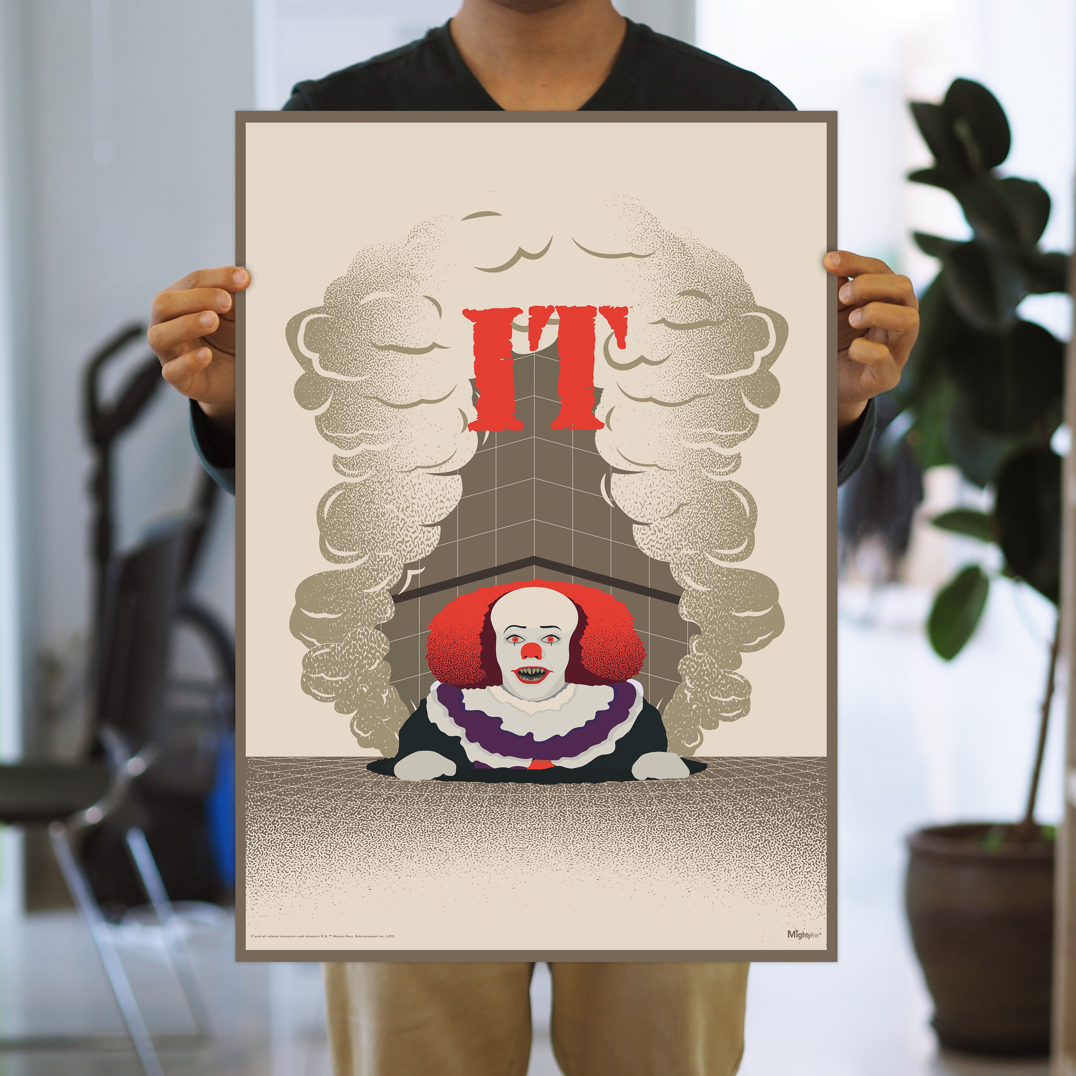 IT: The 1990 Series (Vintage Pennywise) MightyPrint™ Wall Art MP17240825