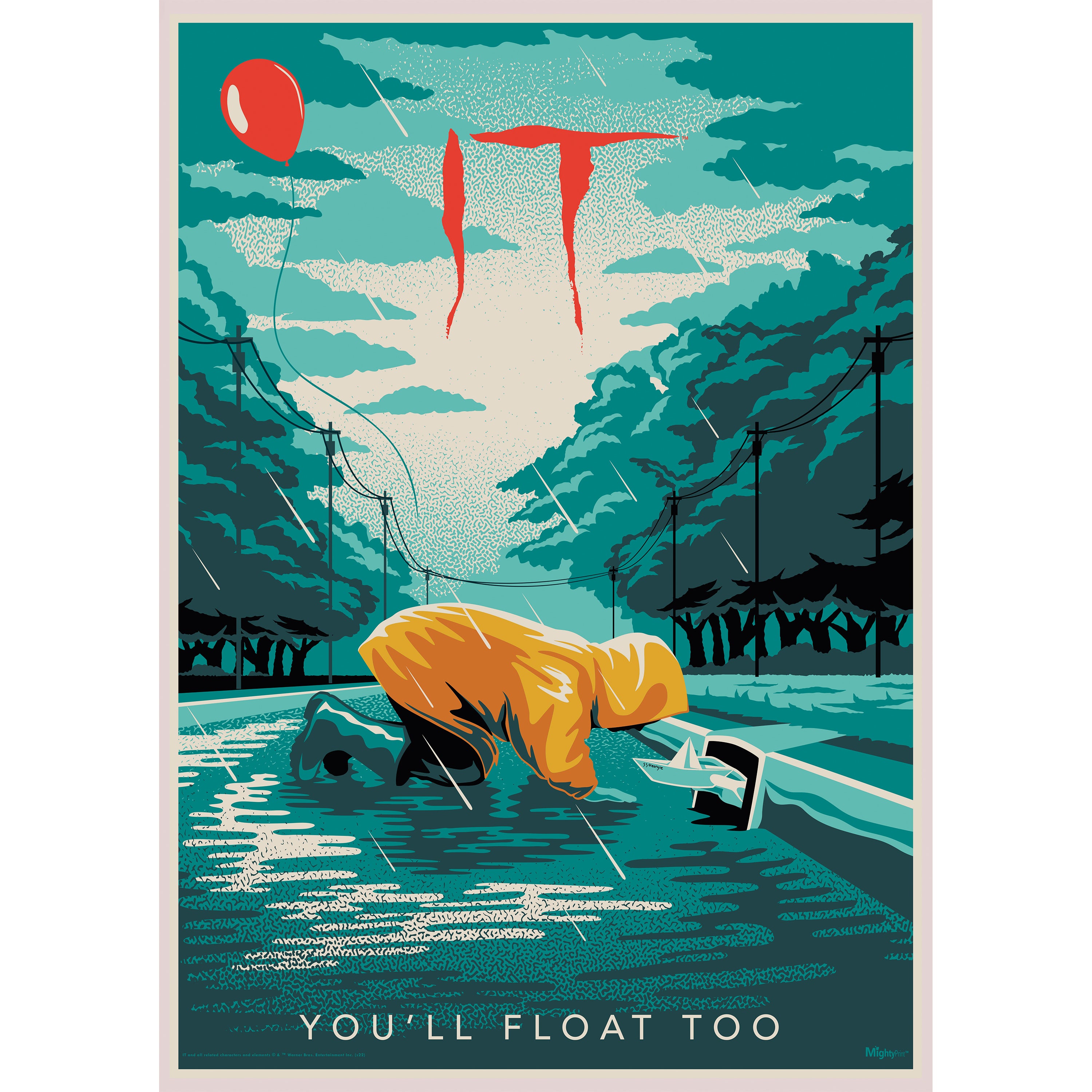 IT: Chapter 1 (Vintage Youll Float Too) MightyPrint™ Wall Art MP17240826