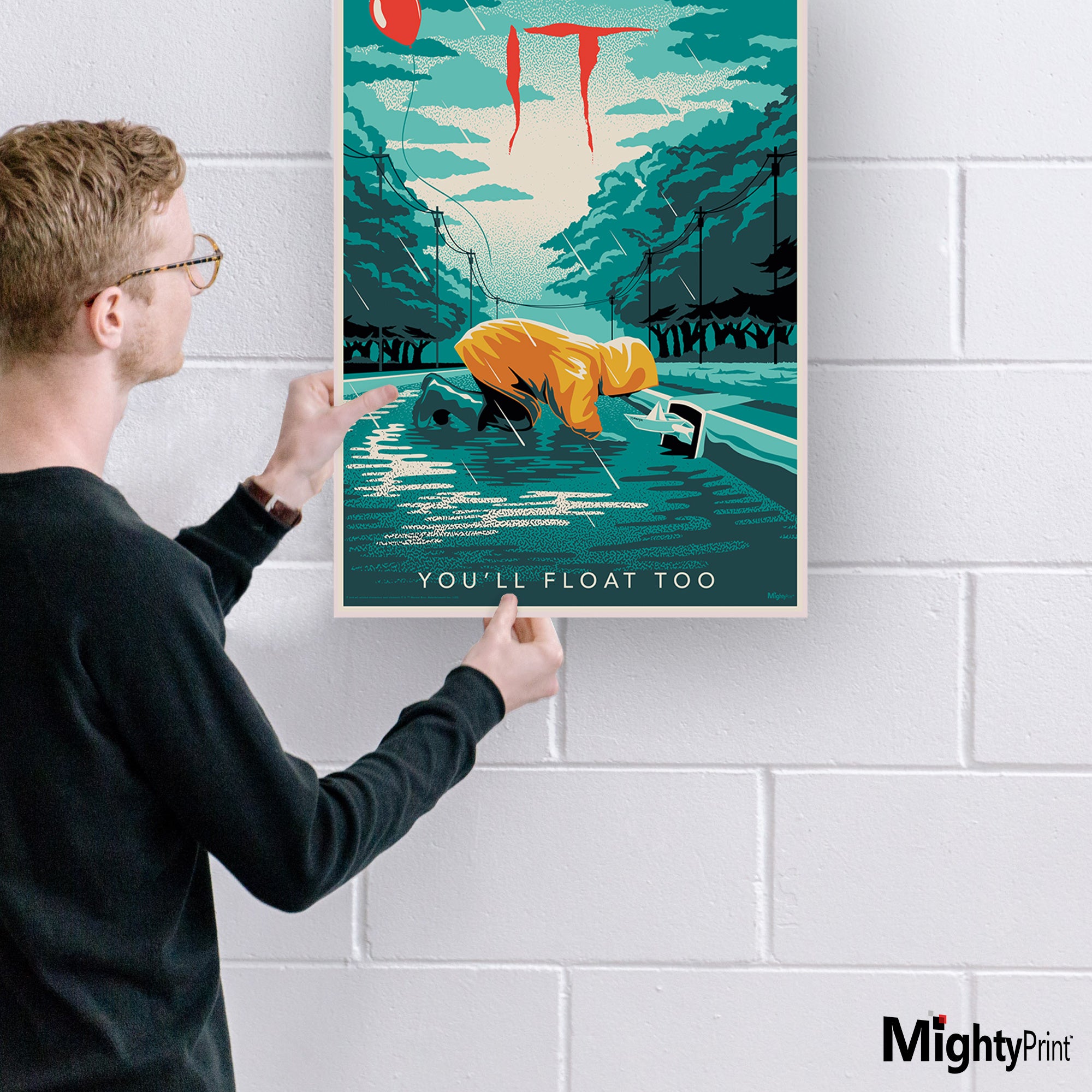 IT: Chapter 1 (Vintage Youll Float Too) MightyPrint™ Wall Art MP17240826