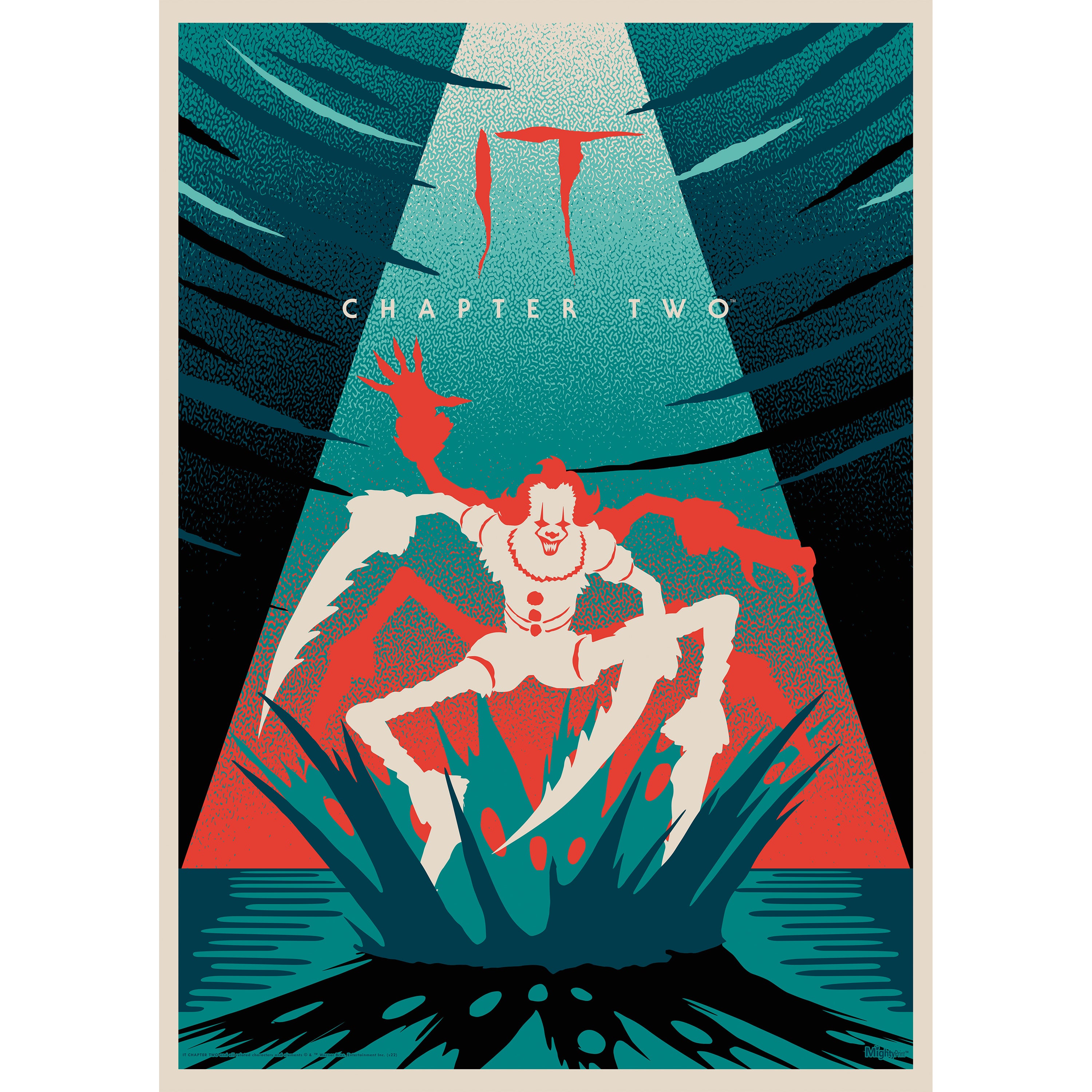 IT: Chapter Two (Vintage Pennywise) MightyPrint™ Wall Art MP17240828
