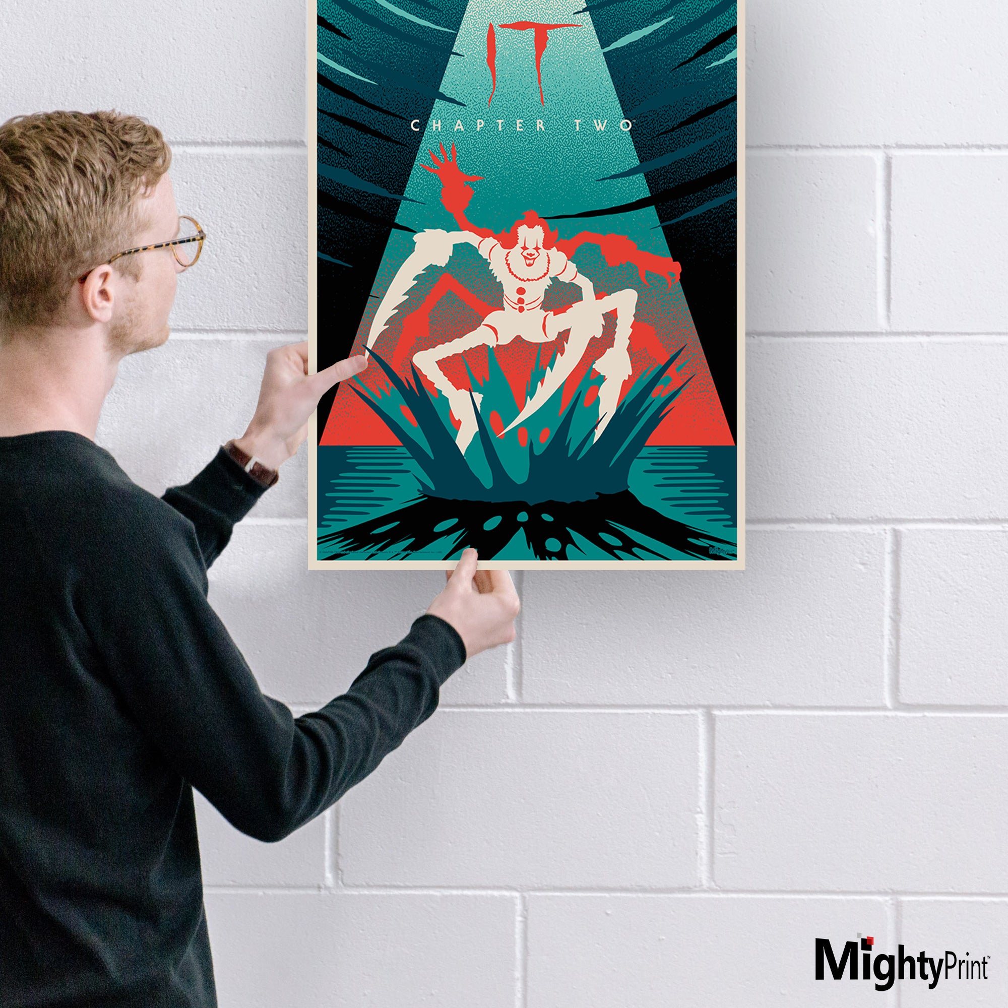 IT: Chapter Two (Vintage Pennywise) MightyPrint™ Wall Art MP17240828
