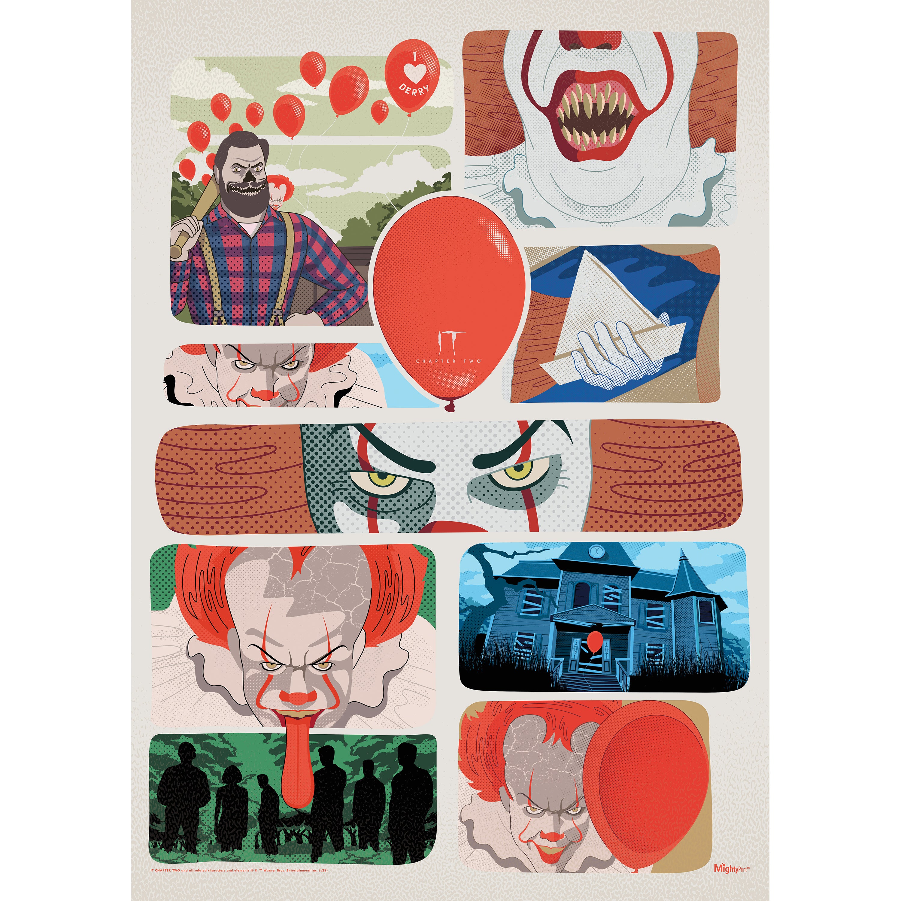 IT: Chapter Two (Vintage Collage) MightyPrint™ Wall Art MP17240830