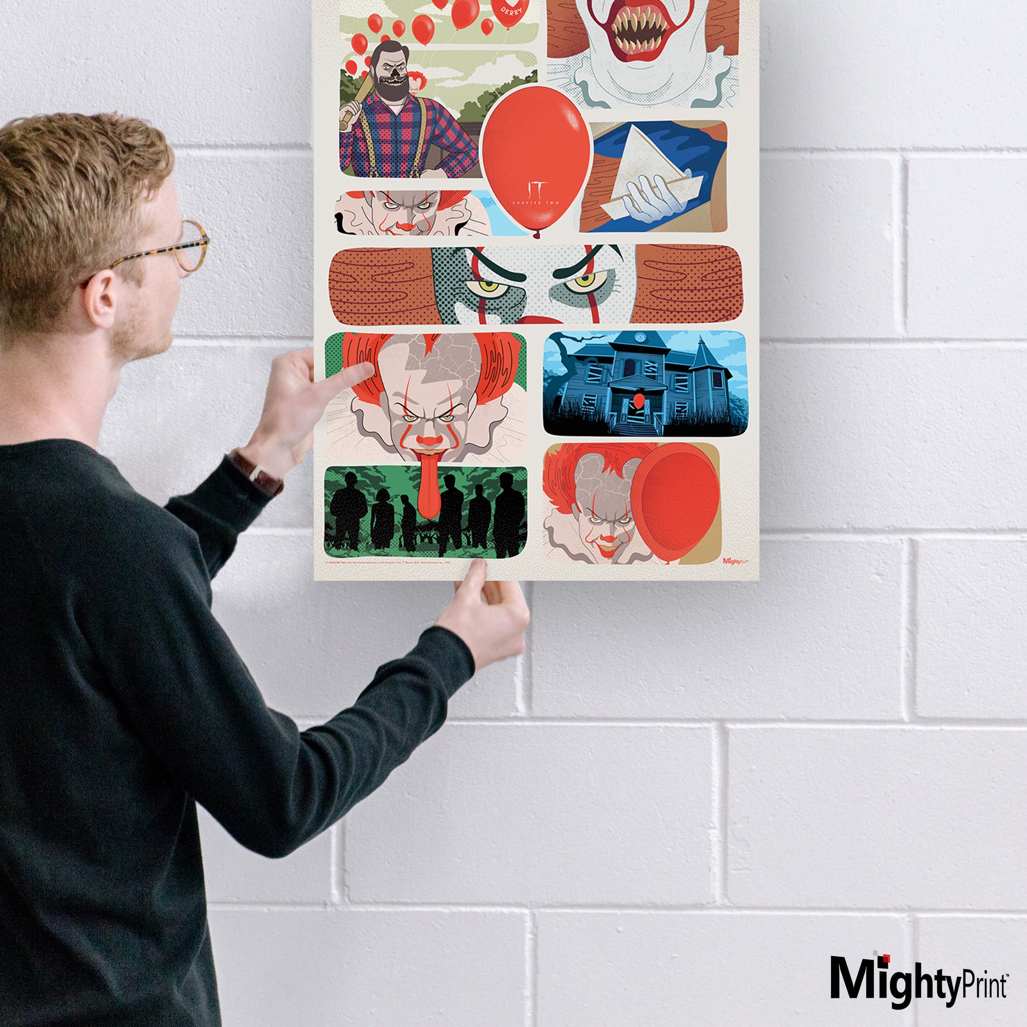 IT: Chapter Two (Vintage Collage) MightyPrint™ Wall Art MP17240830