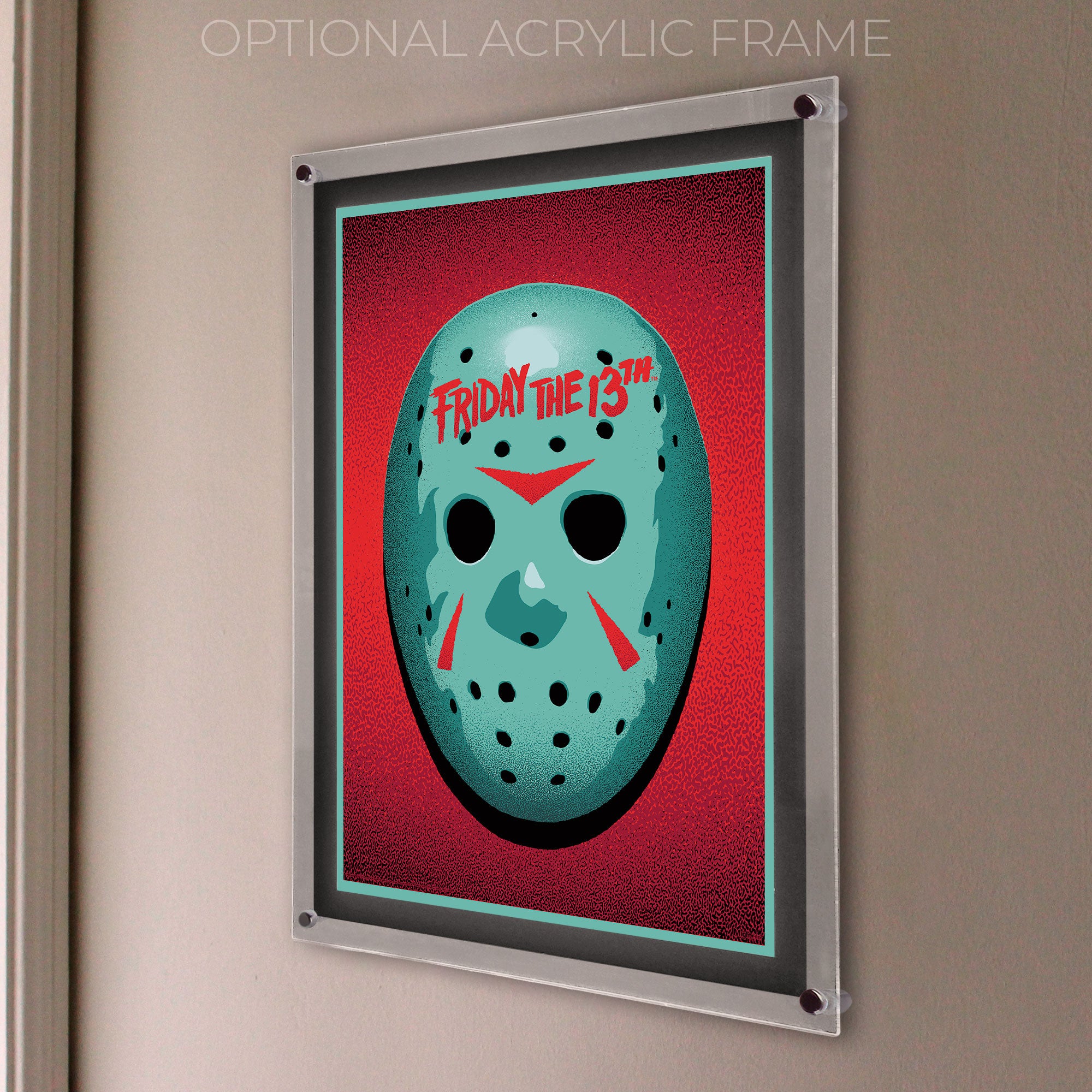 Friday the 13th (Vintage Teal Mask) MightyPrint™ Wall Art MP17240831