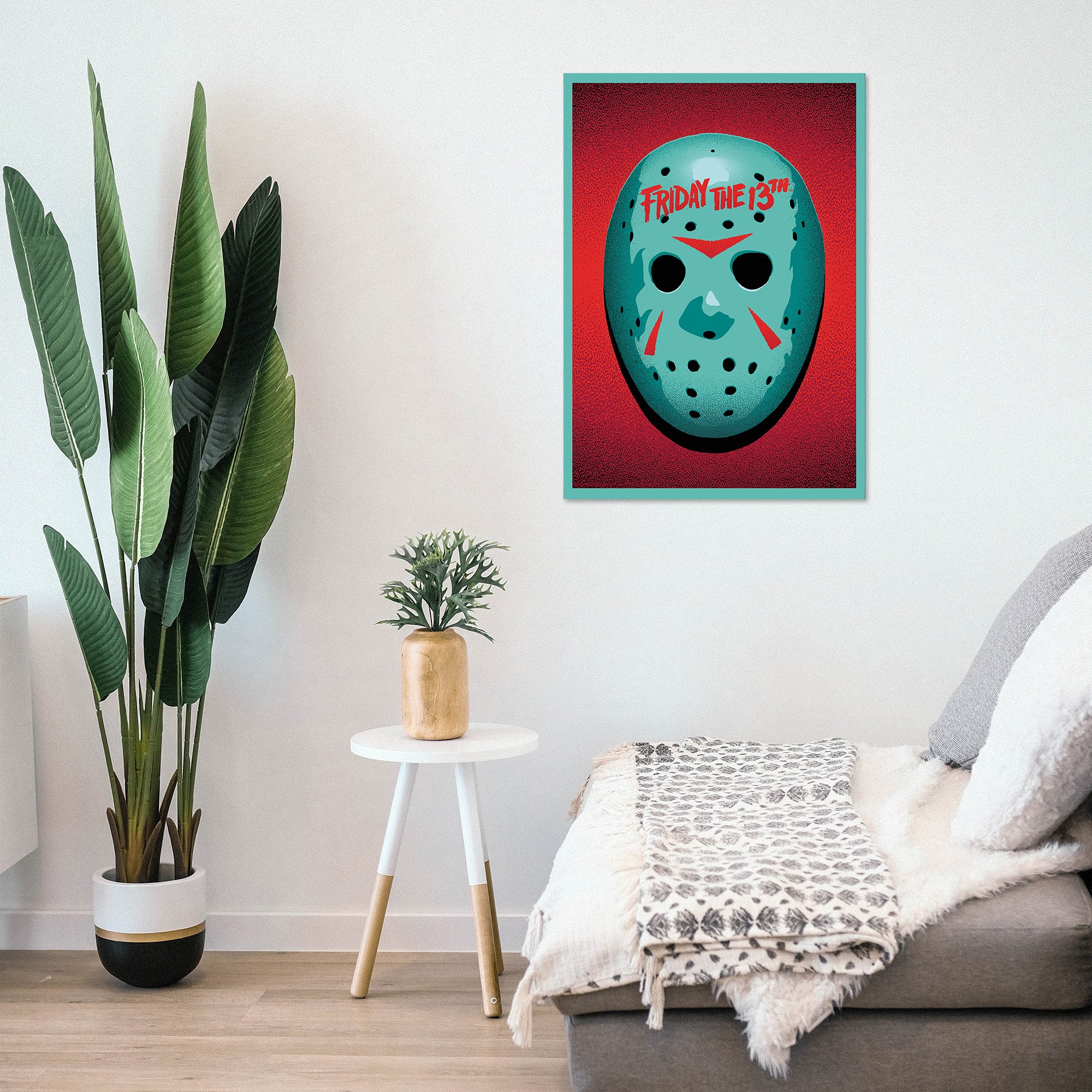 Friday the 13th (Vintage Teal Mask) MightyPrint™ Wall Art MP17240831