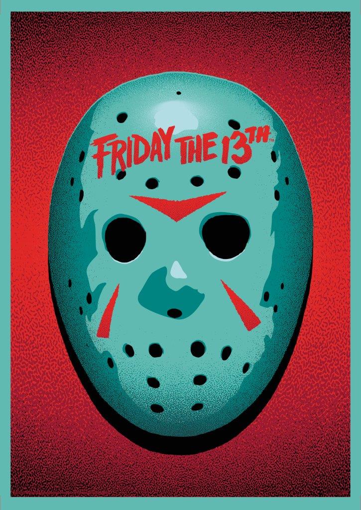 Friday the 13th (Vintage Teal Mask) MightyPrint™ Wall Art MP17240831