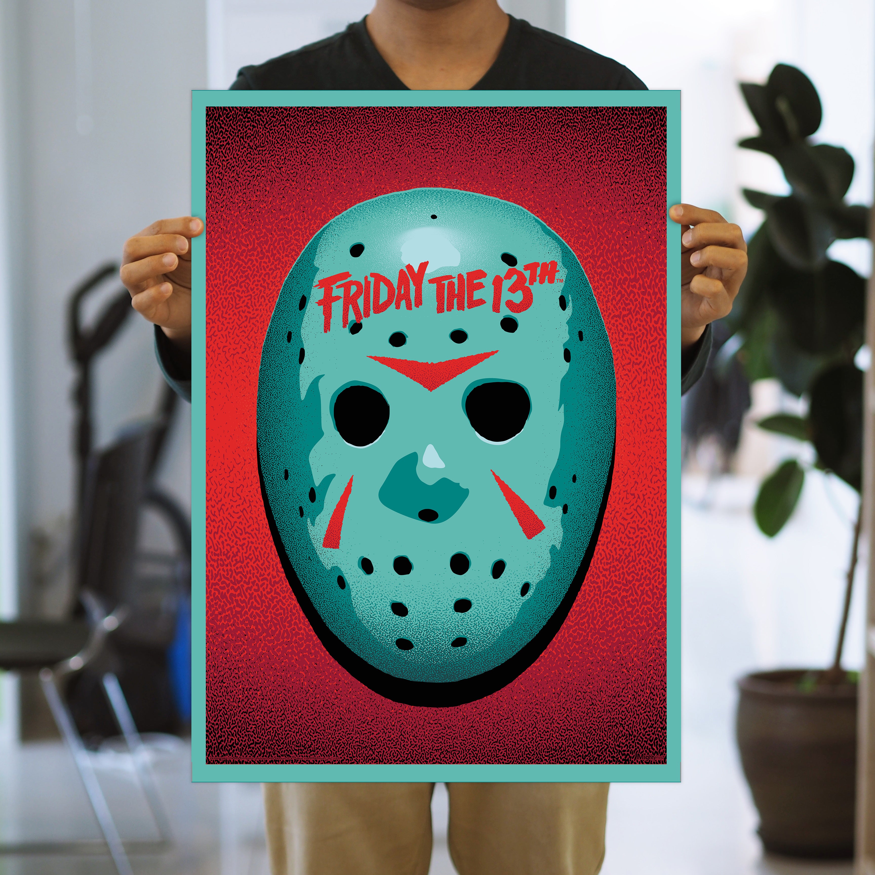 Friday the 13th (Vintage Teal Mask) MightyPrint™ Wall Art MP17240831