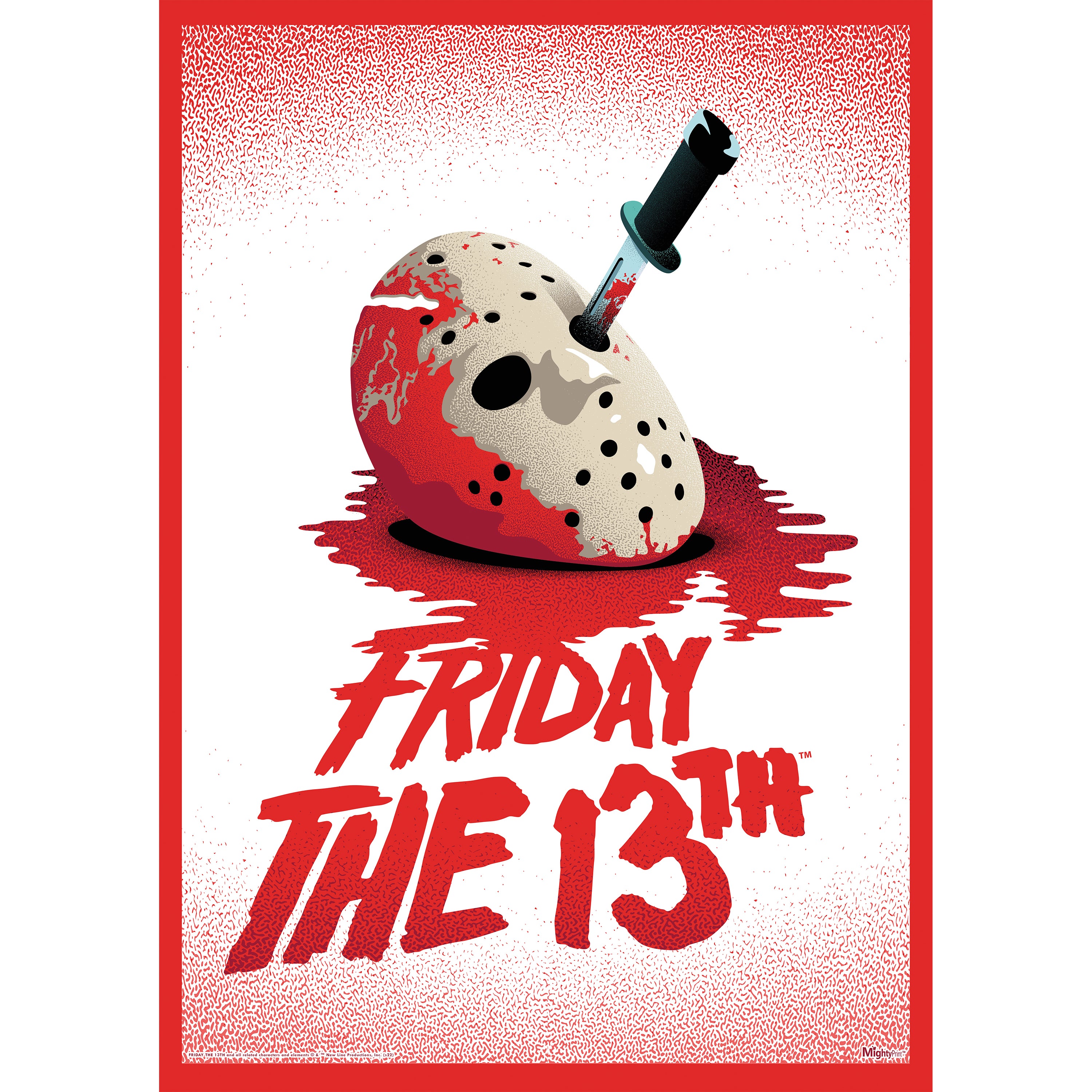 Friday the 13th (Vintage Bloody Mask) MightyPrint™ Wall Art MP17240832