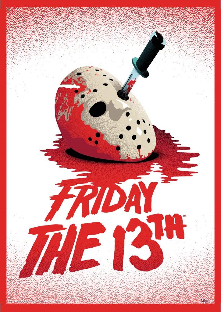 Friday the 13th (Vintage Bloody Mask) MightyPrint™ Wall Art MP17240832