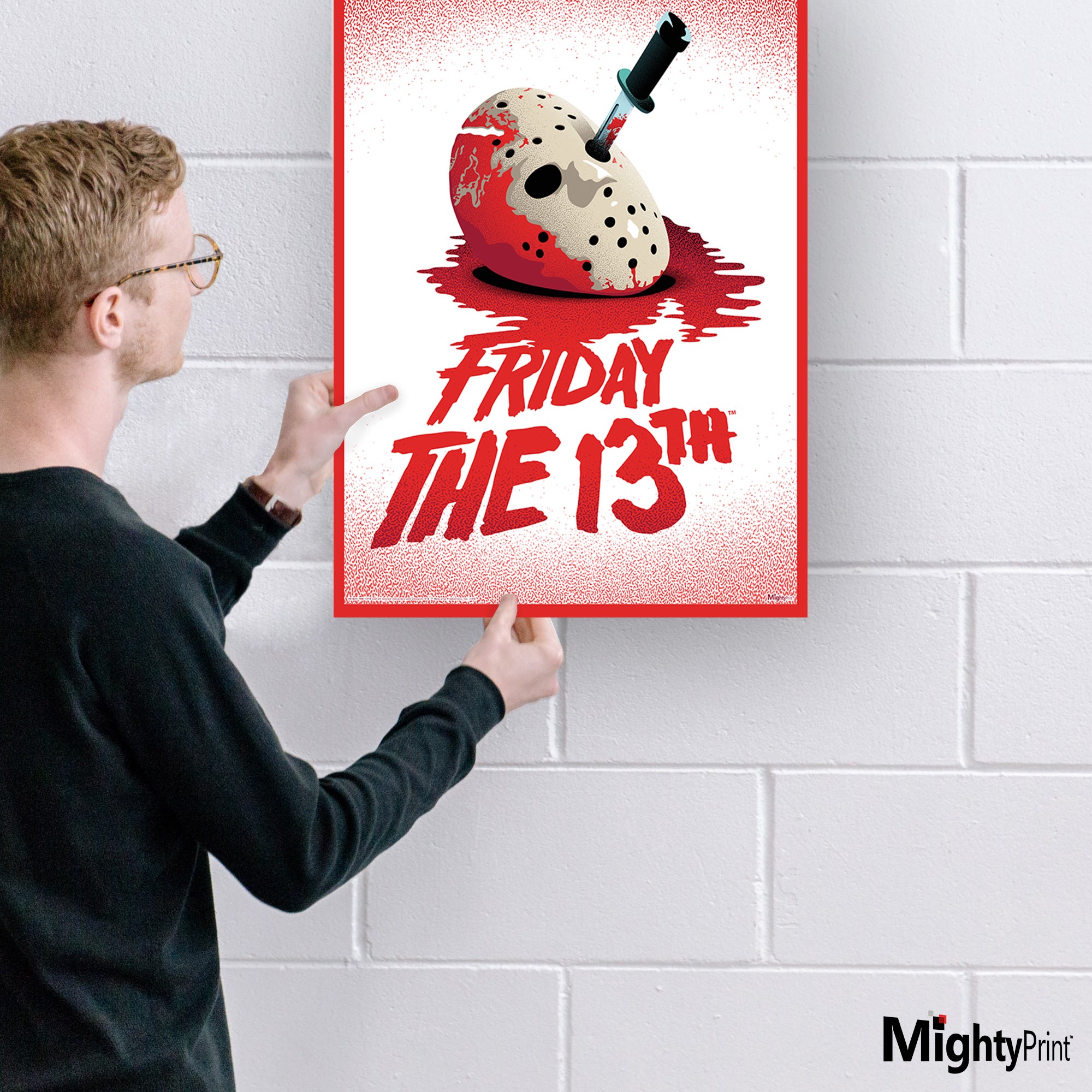 Friday the 13th (Vintage Bloody Mask) MightyPrint™ Wall Art MP17240832