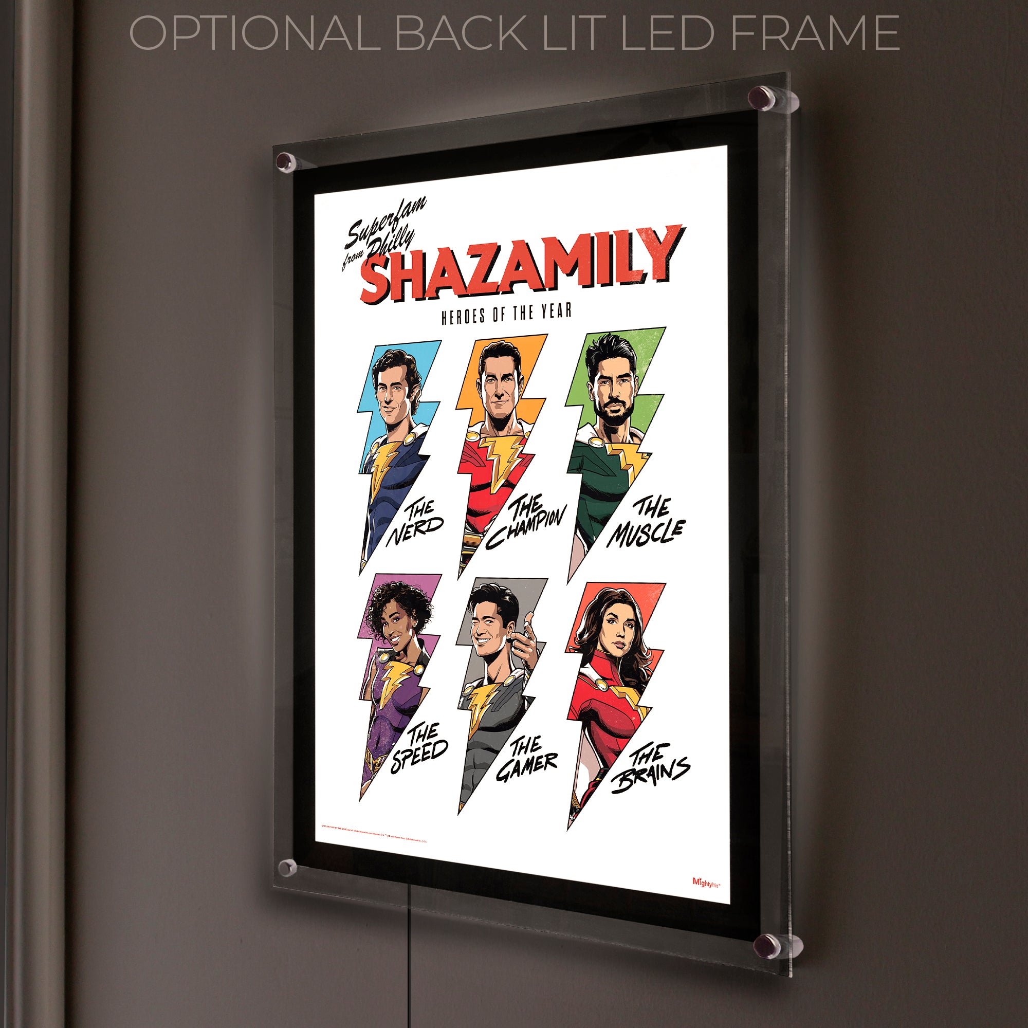 Shazam! Fury Of The Gods (Heroes Of The Year) MightyPrint™ Wall Art MP17240836