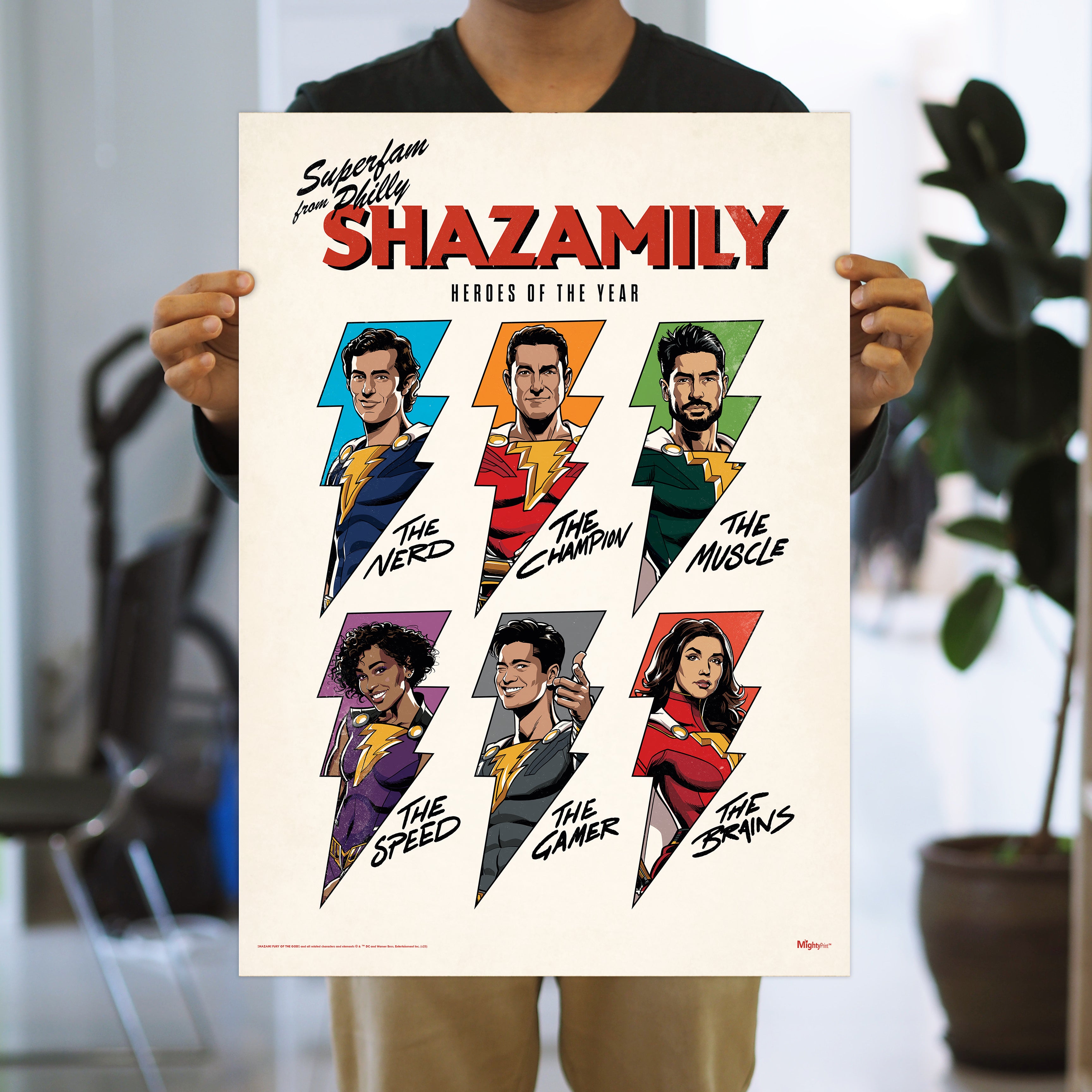 Shazam! Fury Of The Gods (Heroes Of The Year) MightyPrint™ Wall Art MP17240836