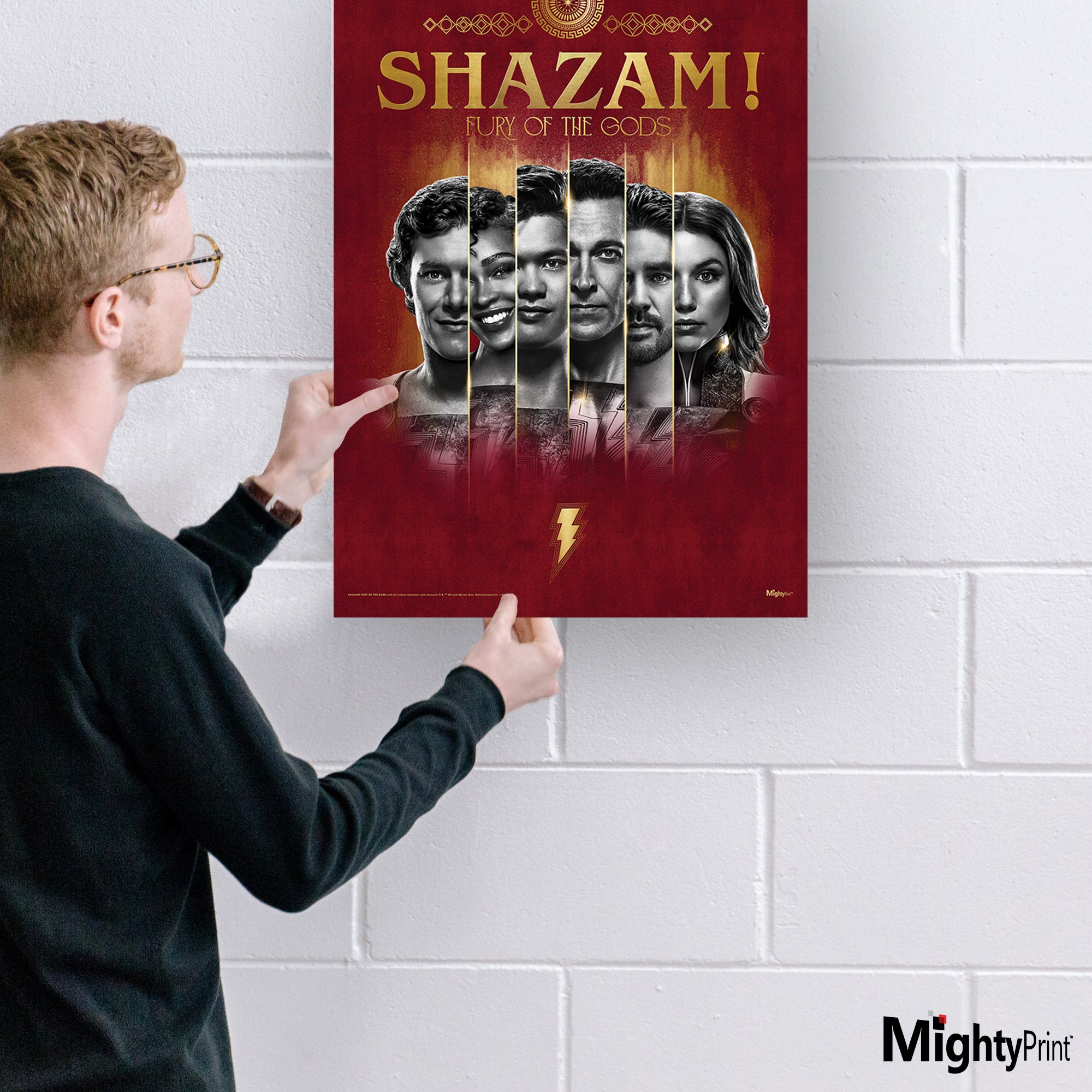 Shazam! Fury Of The Gods (Shazam Family Group) MightyPrint™ Wall Art MP17240839