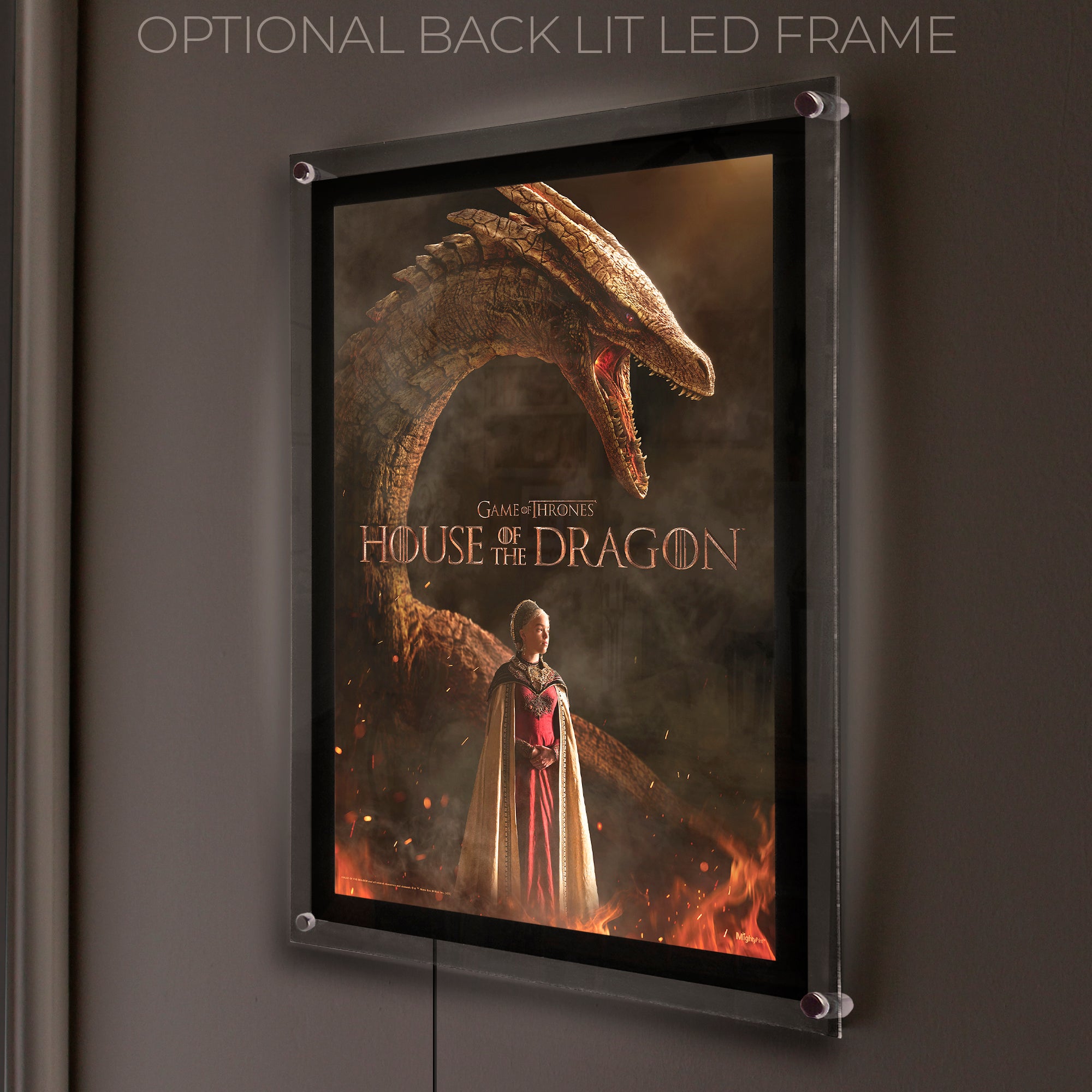 House of the Dragon (Rhaenyra and Syrax) MightyPrint™ Wall Art MP17240846