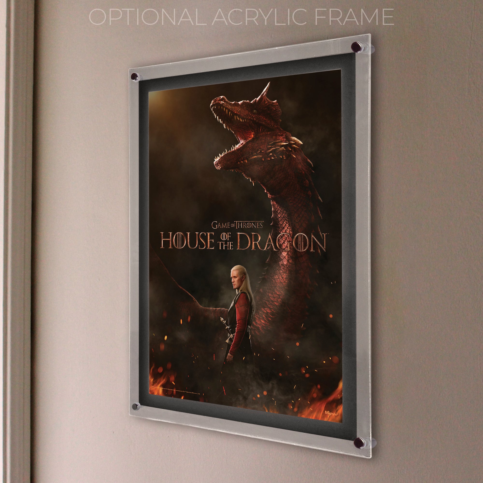 House of the Dragon (Daemon and Caraxes) MightyPrint™ Wall Art MP17240847