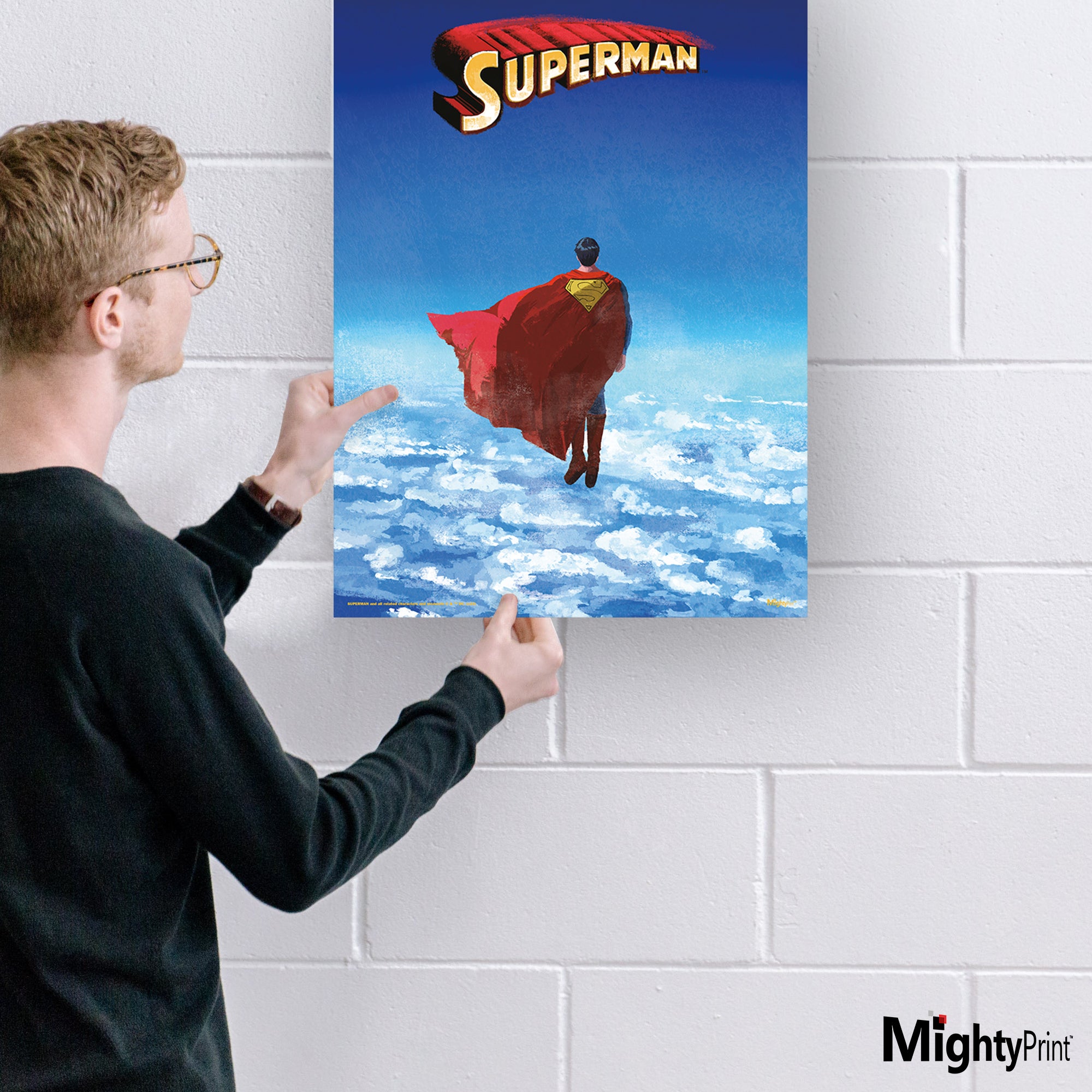 DC Comics (Superman - Clouds) MightyPrint™ Wall Art MP17240872