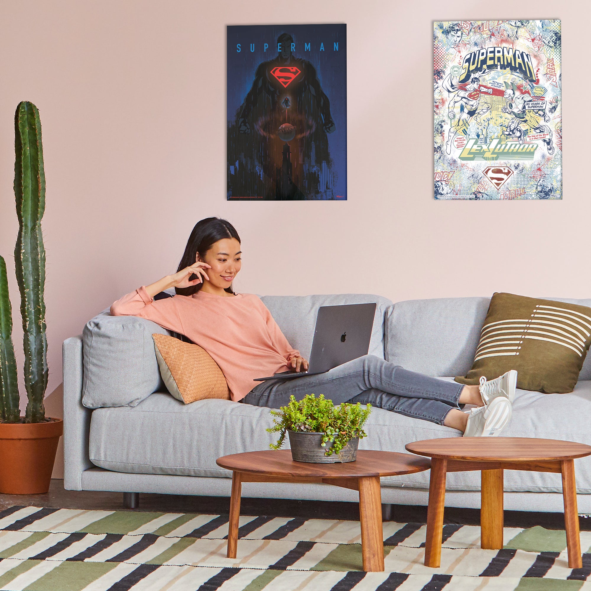 Dc Comics (Superman - Dark Artistic) MightyPrint™ Wall Art MP17240873