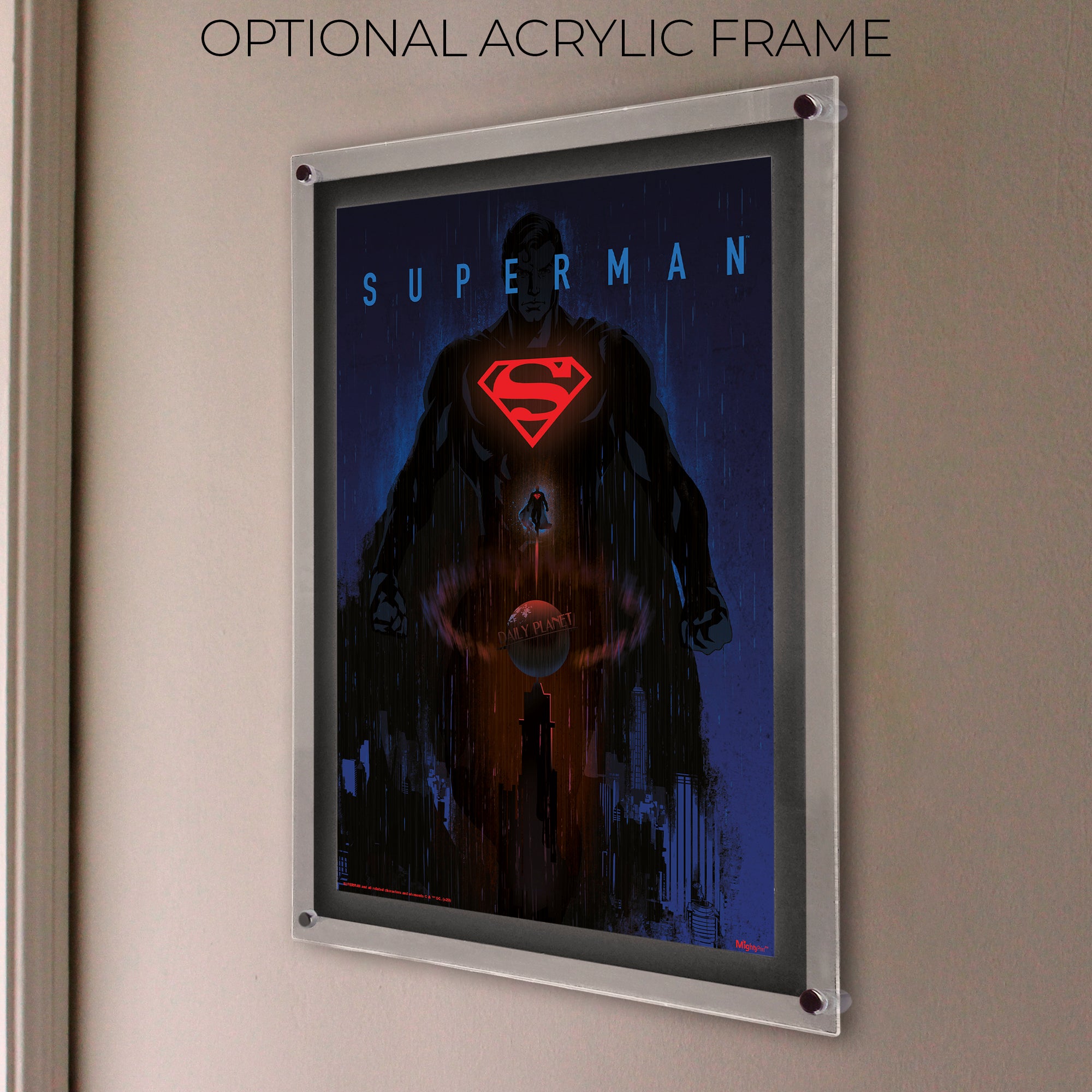 Dc Comics (Superman - Dark Artistic) MightyPrint™ Wall Art MP17240873