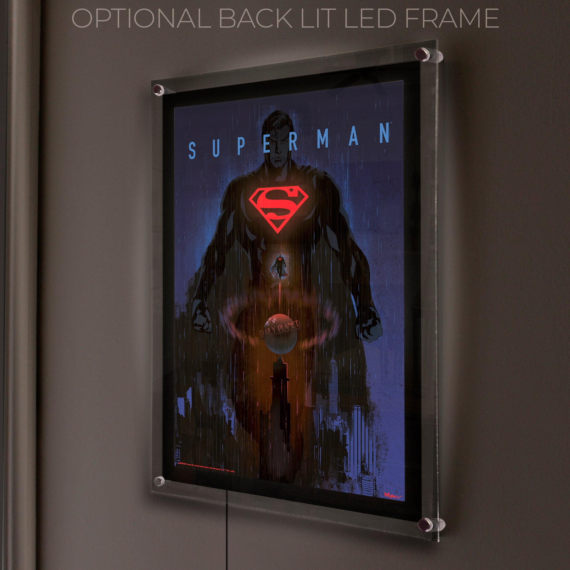 Dc Comics (Superman - Dark Artistic) MightyPrint™ Wall Art MP17240873