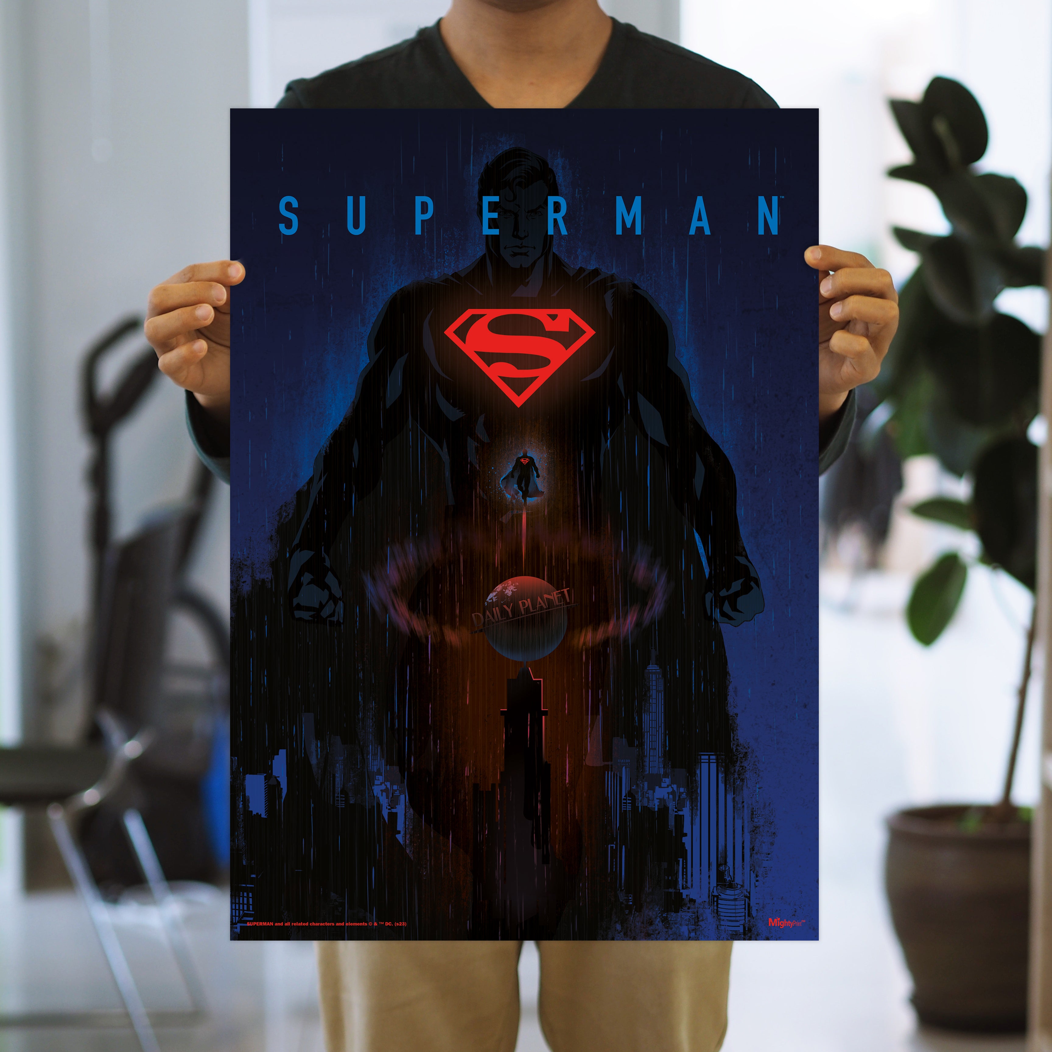 Dc Comics (Superman - Dark Artistic) MightyPrint™ Wall Art MP17240873