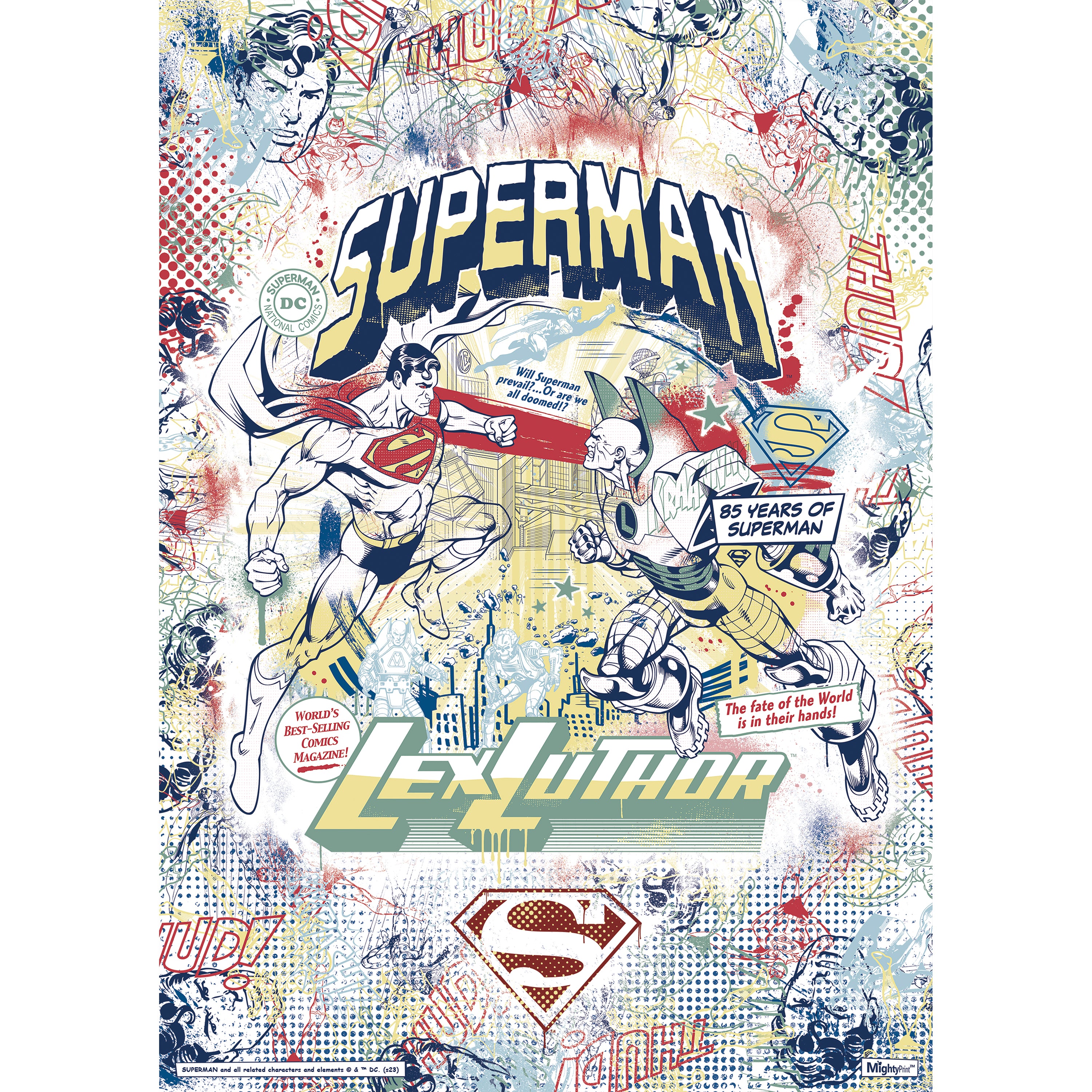 DC Comics (Superman 85th Anniversary - Ink) MightyPrint™ Wall Art MP17240876