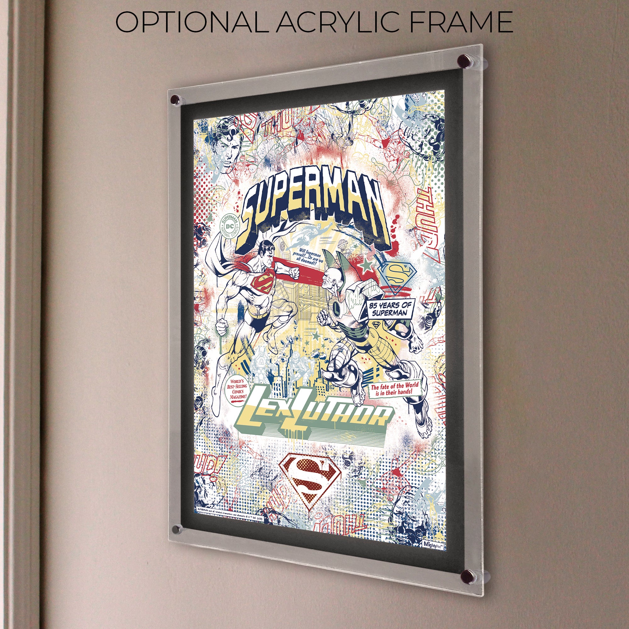 DC Comics (Superman 85th Anniversary - Ink) MightyPrint™ Wall Art MP17240876