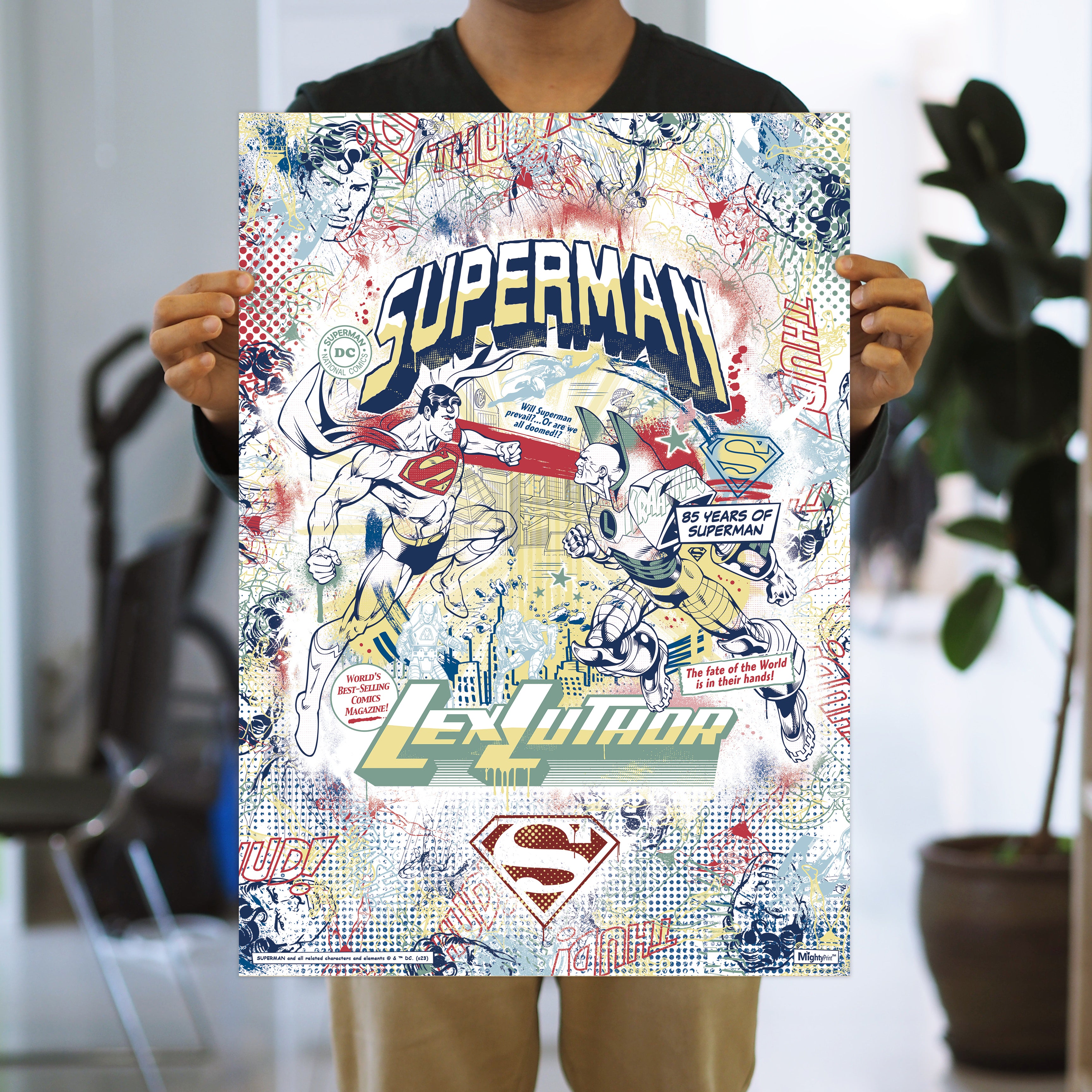 DC Comics (Superman 85th Anniversary - Ink) MightyPrint™ Wall Art MP17240876