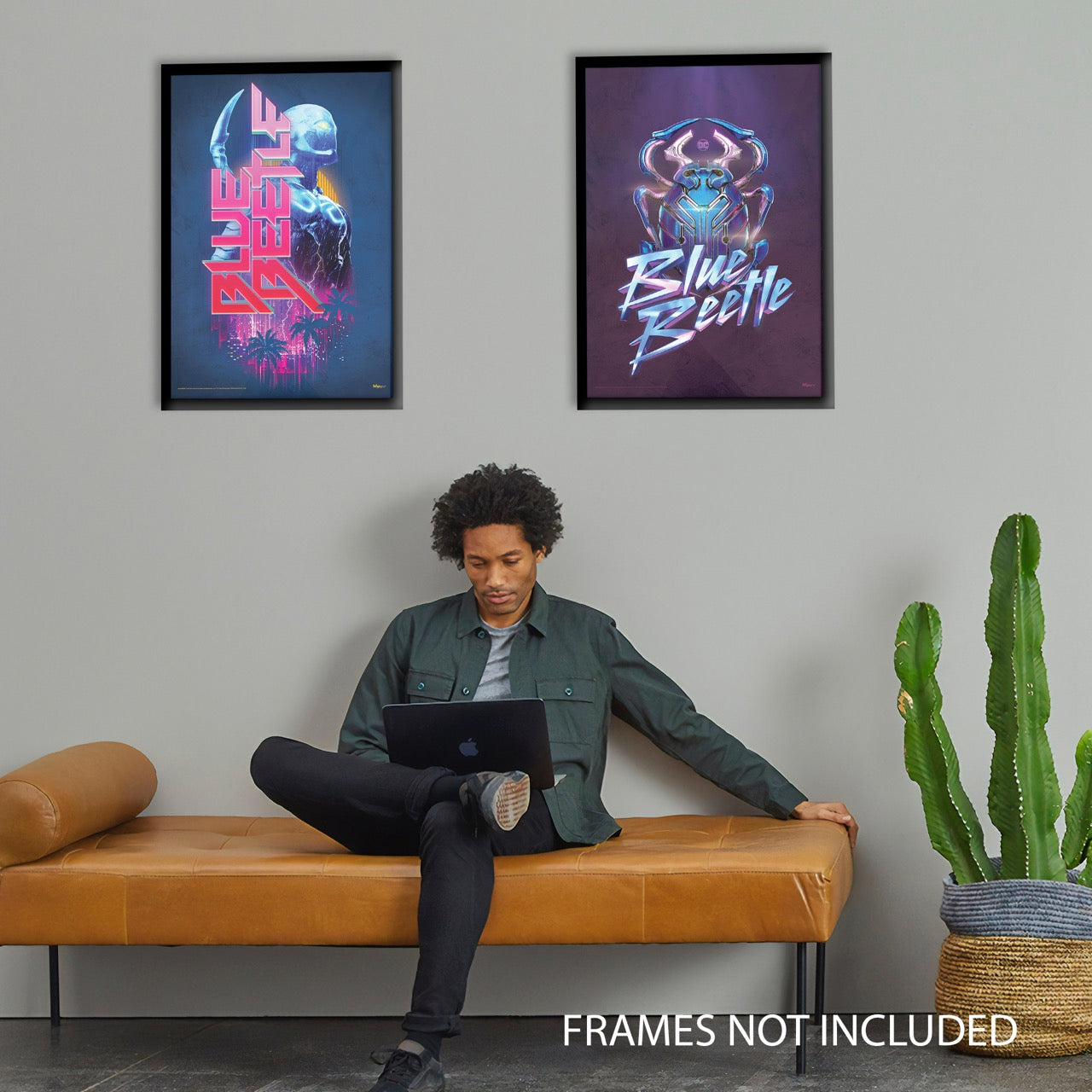 Blue Beetle (Cityscape) MightyPrint™ Wall Art MP17240877