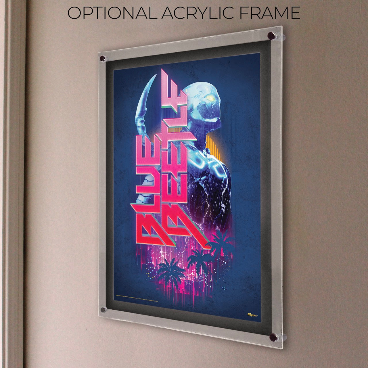 Blue Beetle (Cityscape) MightyPrint™ Wall Art MP17240877