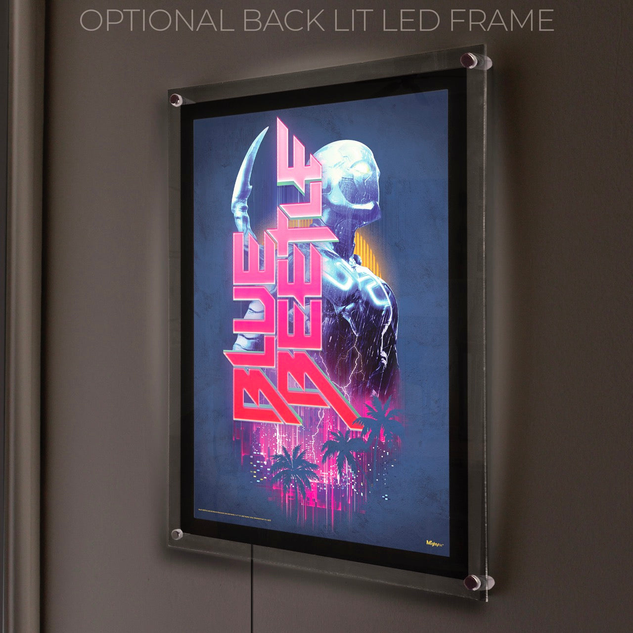 Blue Beetle (Cityscape) MightyPrint™ Wall Art MP17240877