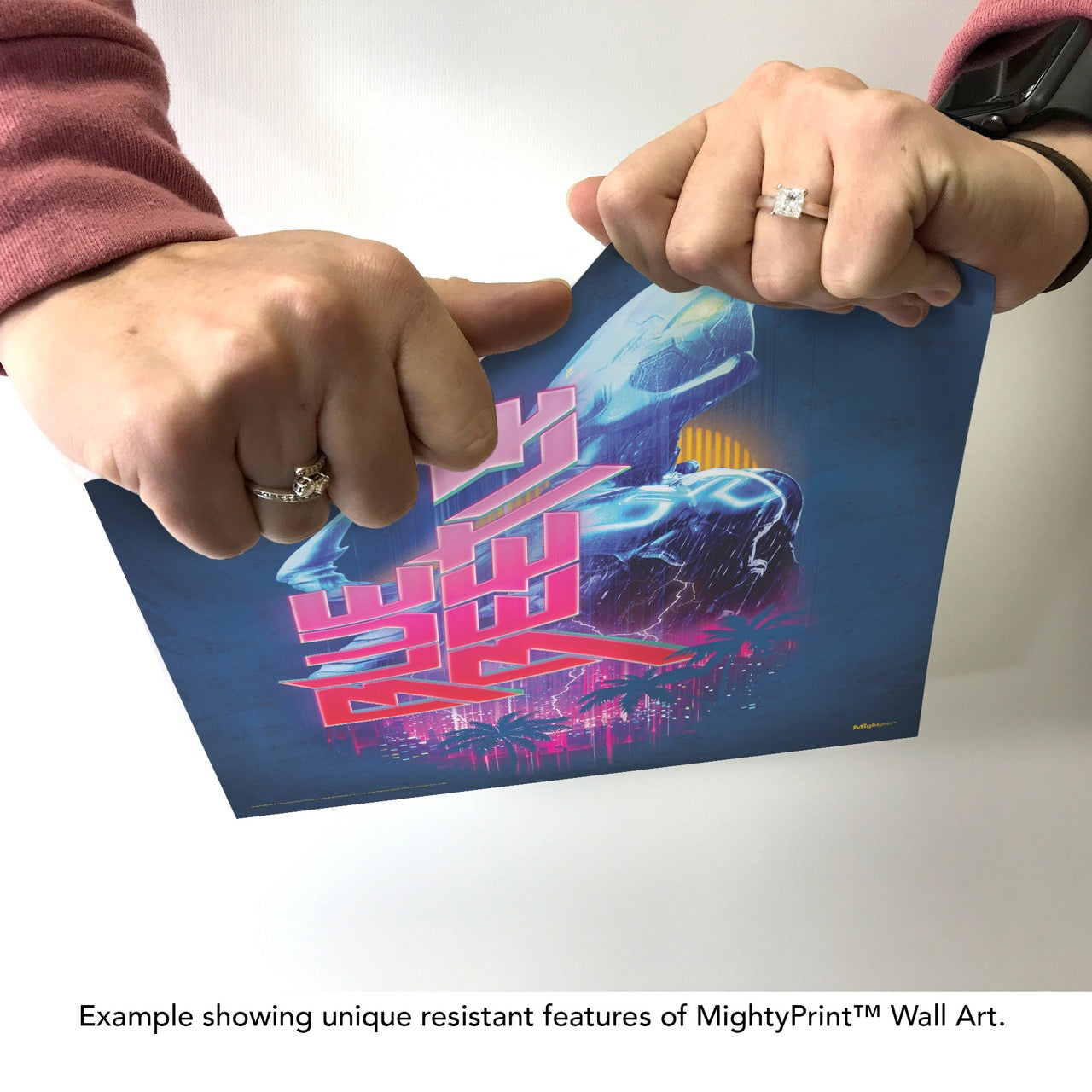 Blue Beetle (Cityscape) MightyPrint™ Wall Art MP17240877