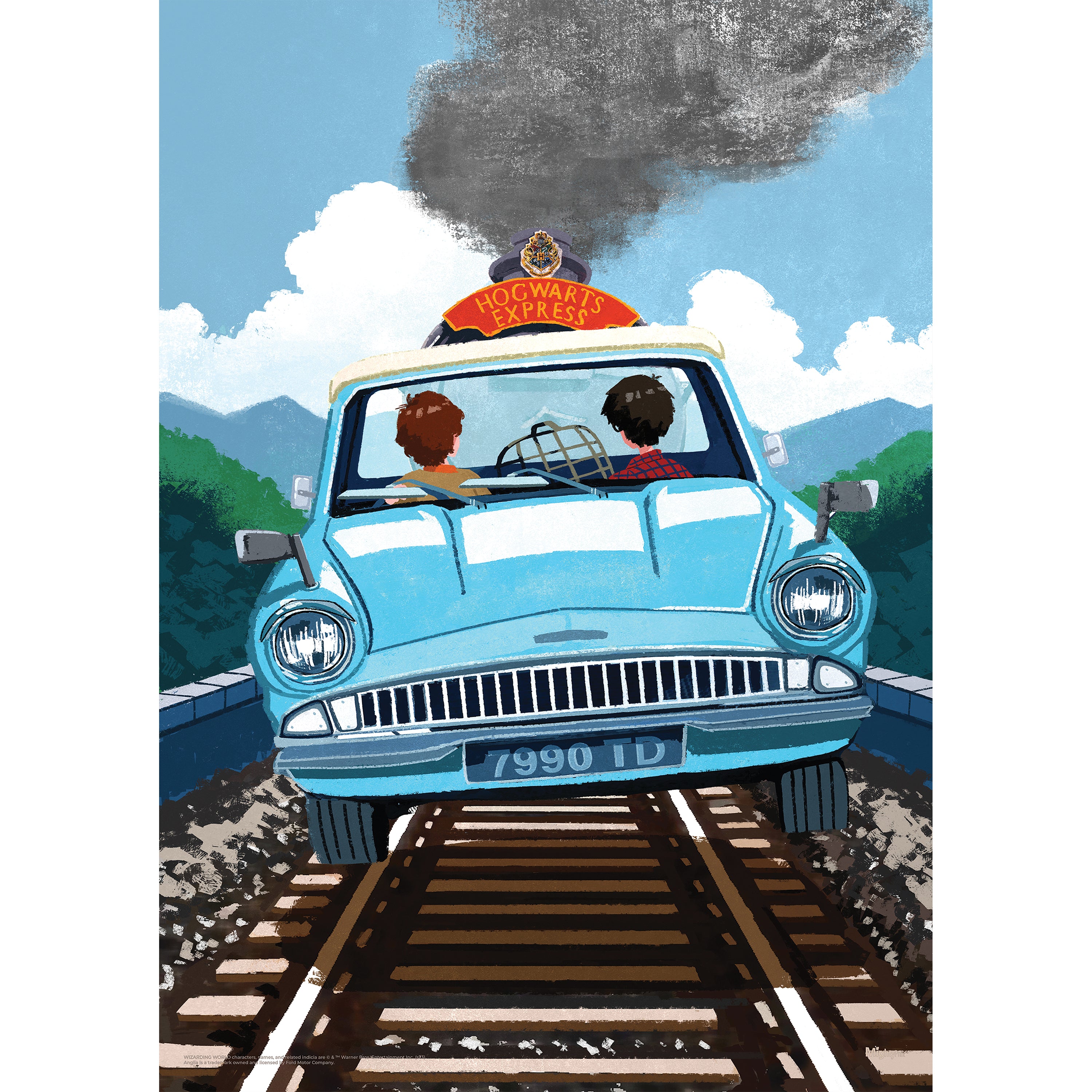 Harry Potter (Flying Ford Anglia) MightyPrint™ Wall Art MP17240889