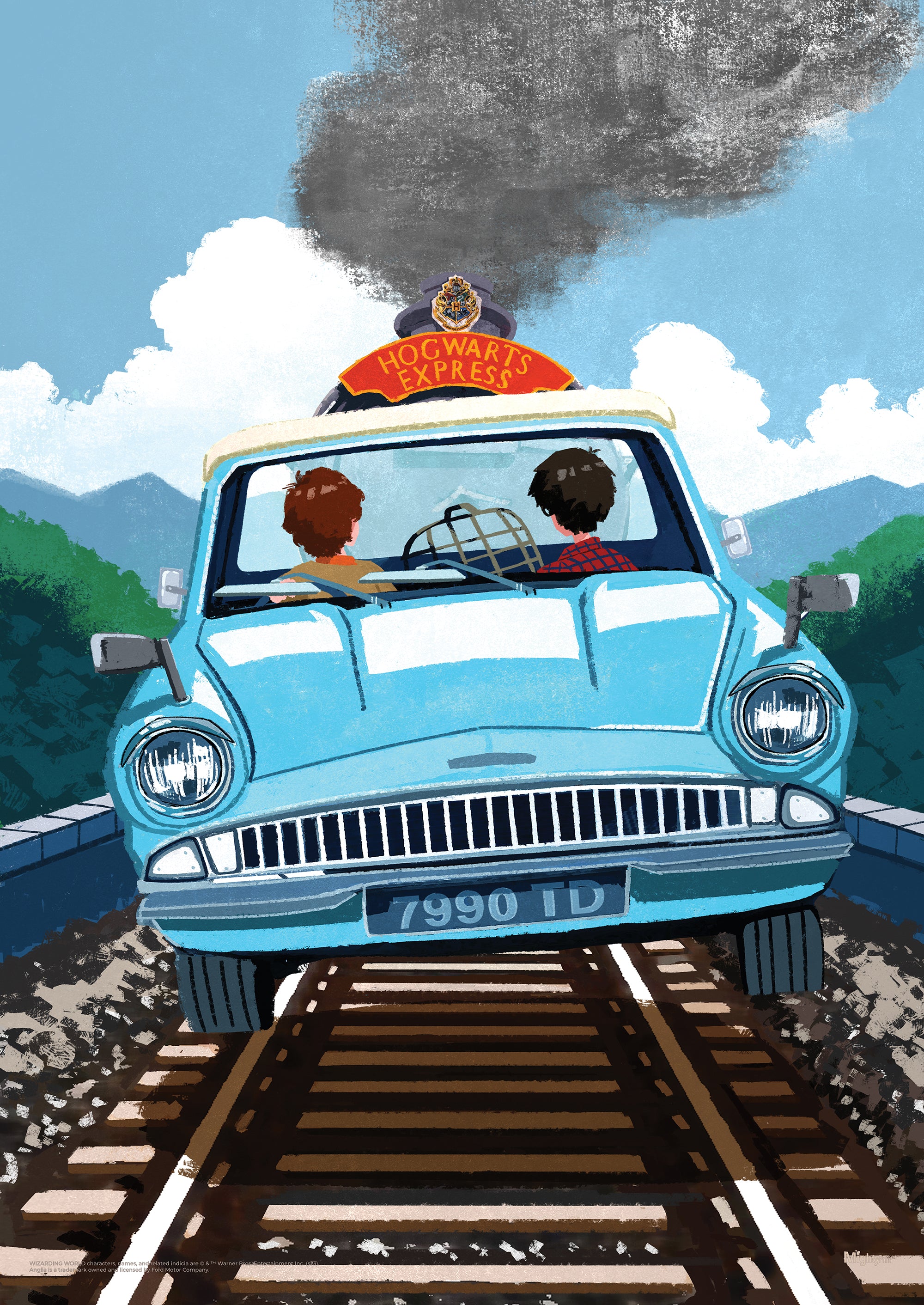 Harry Potter (Flying Ford Anglia) MightyPrint™ Wall Art MP17240889