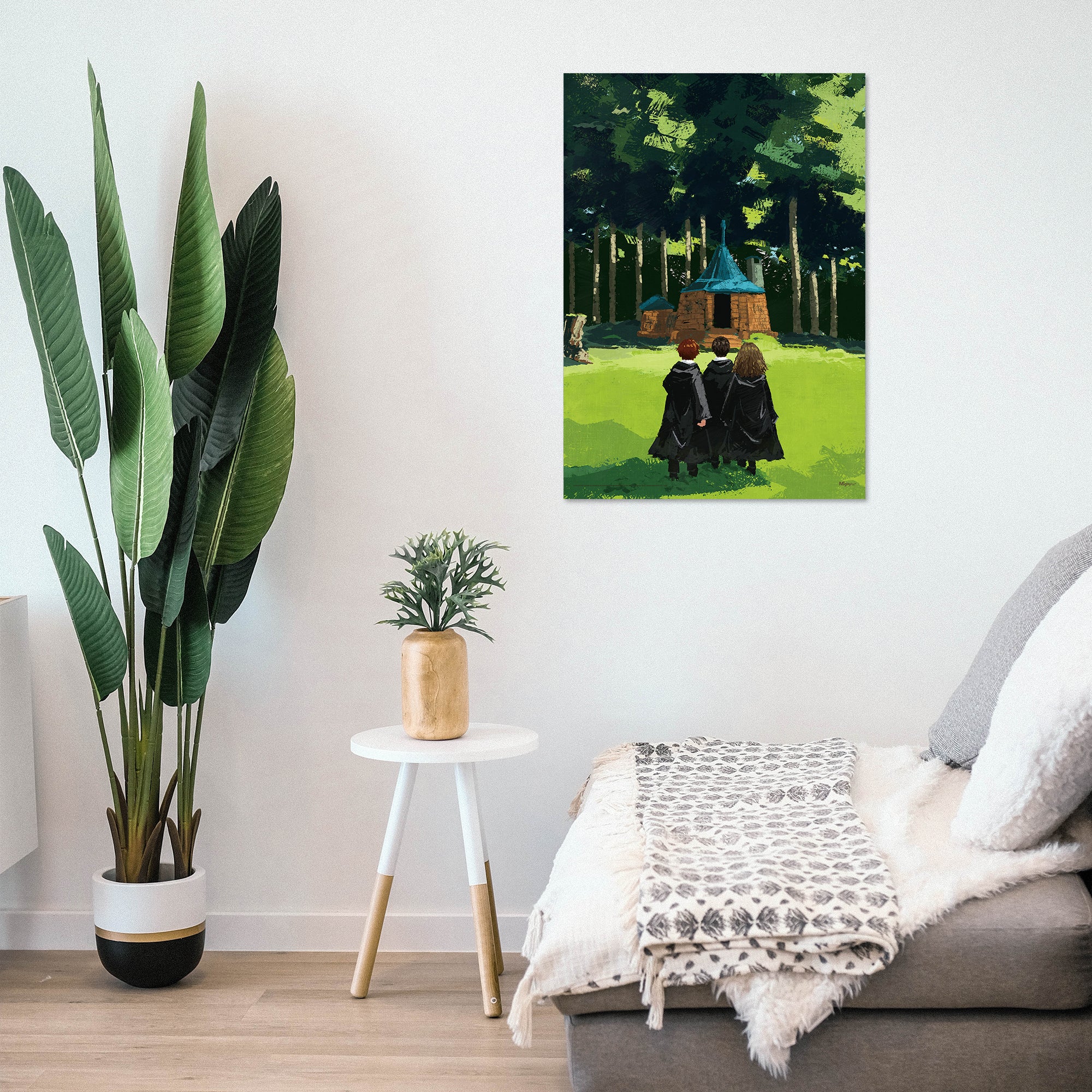 Harry Potter (Trio Visits Hagrids Hut) MightyPrint™ Wall Art MP17240891