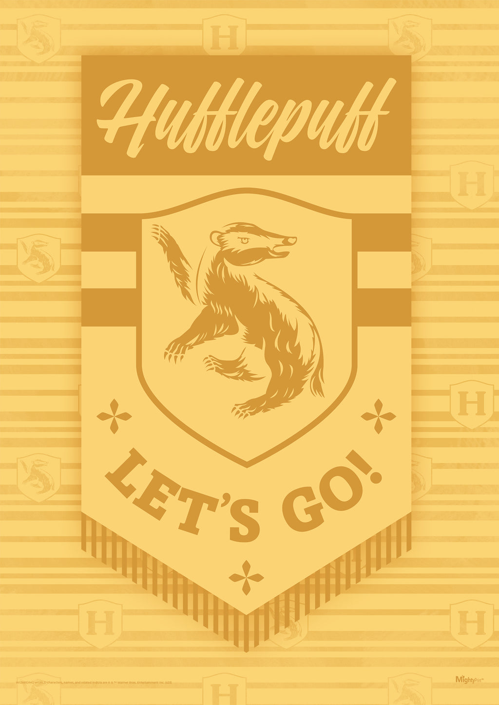 Harry Potter (Quidditch Hufflepuff House) MightyPrint™ Wall Art MP17240902