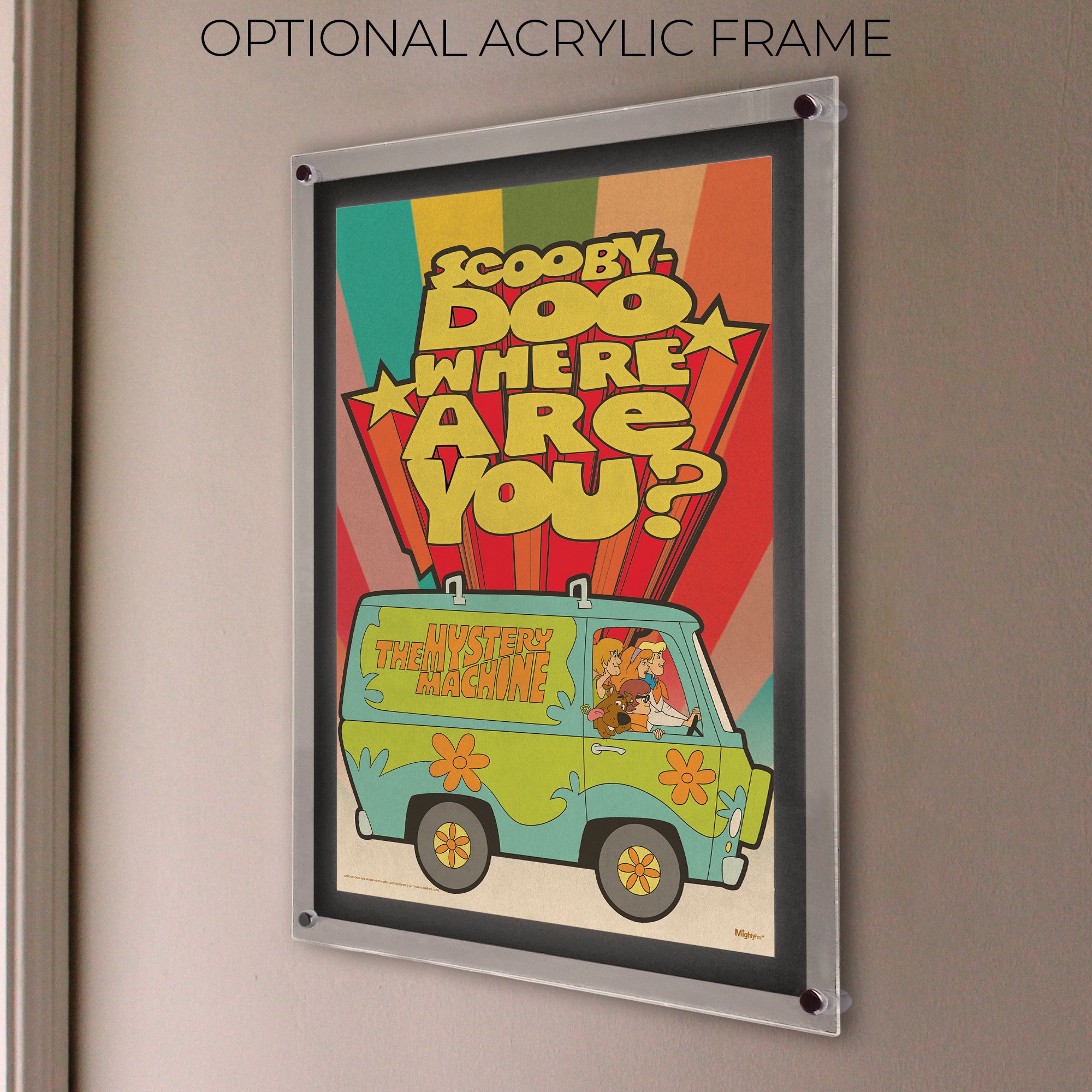Scooby-Doo (Retro Mystery Machine) MightyPrint™ Wall Art MP17240915