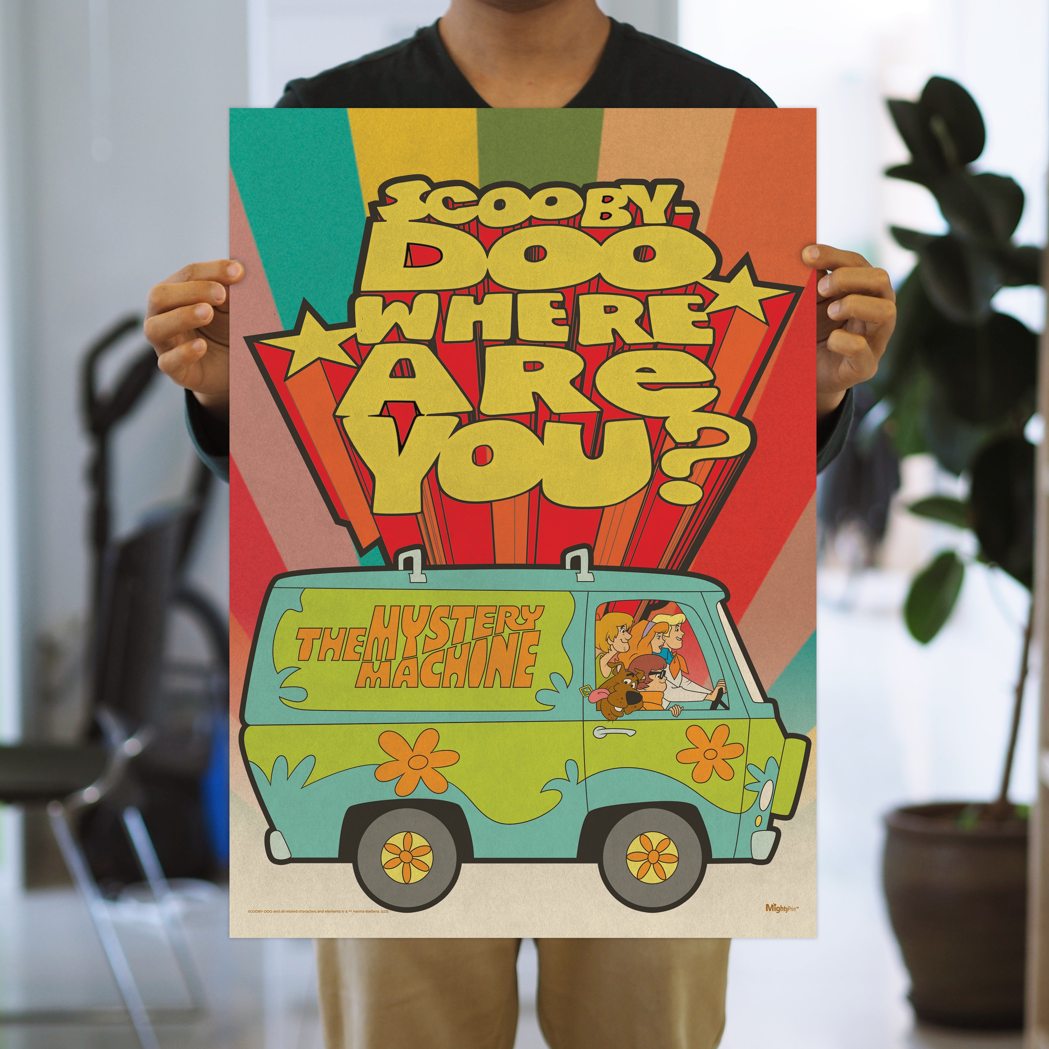 Scooby-Doo (Retro Mystery Machine) MightyPrint™ Wall Art MP17240915