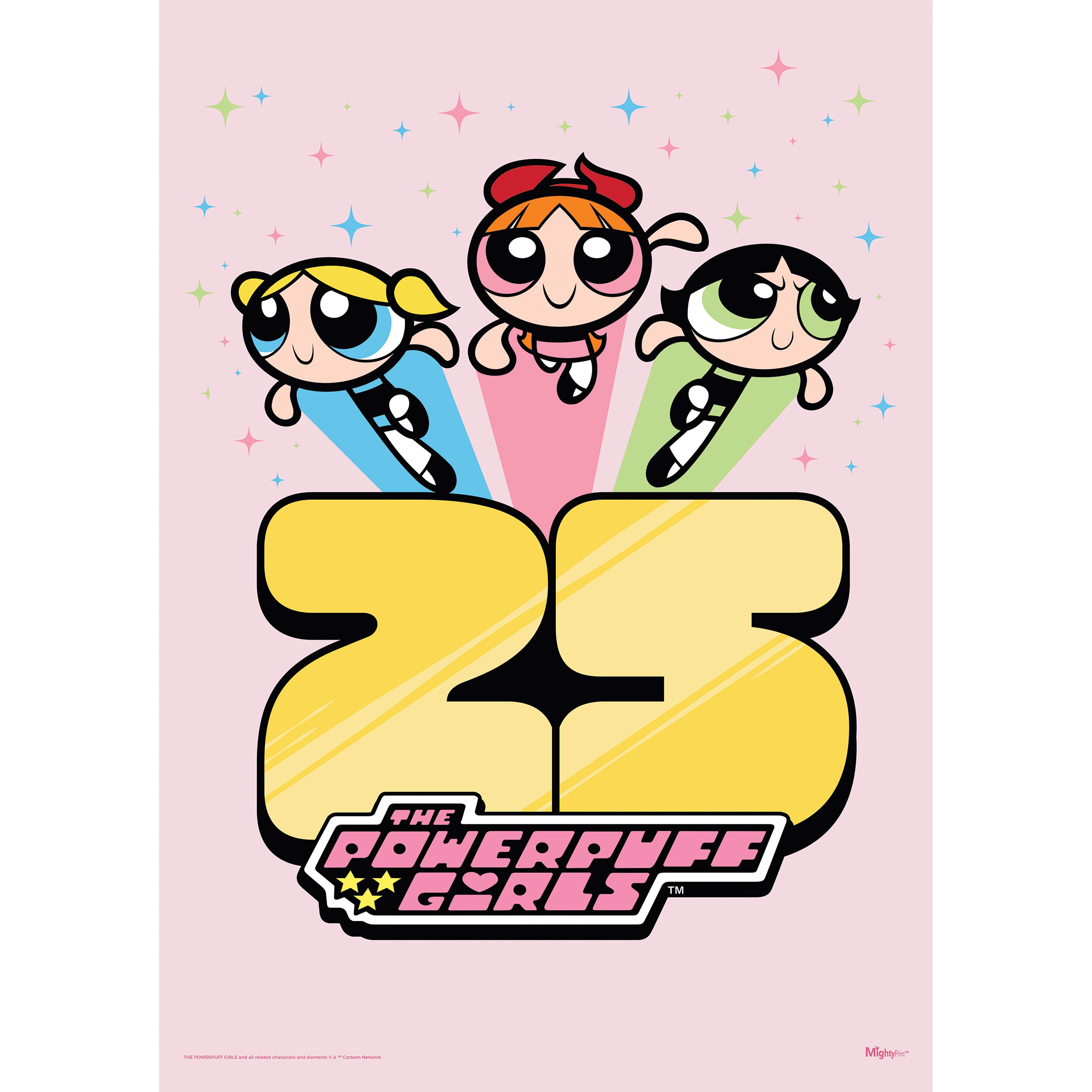 Powerpuff Girls (25th Anniversary) MightyPrint™ Wall Art MP17240918