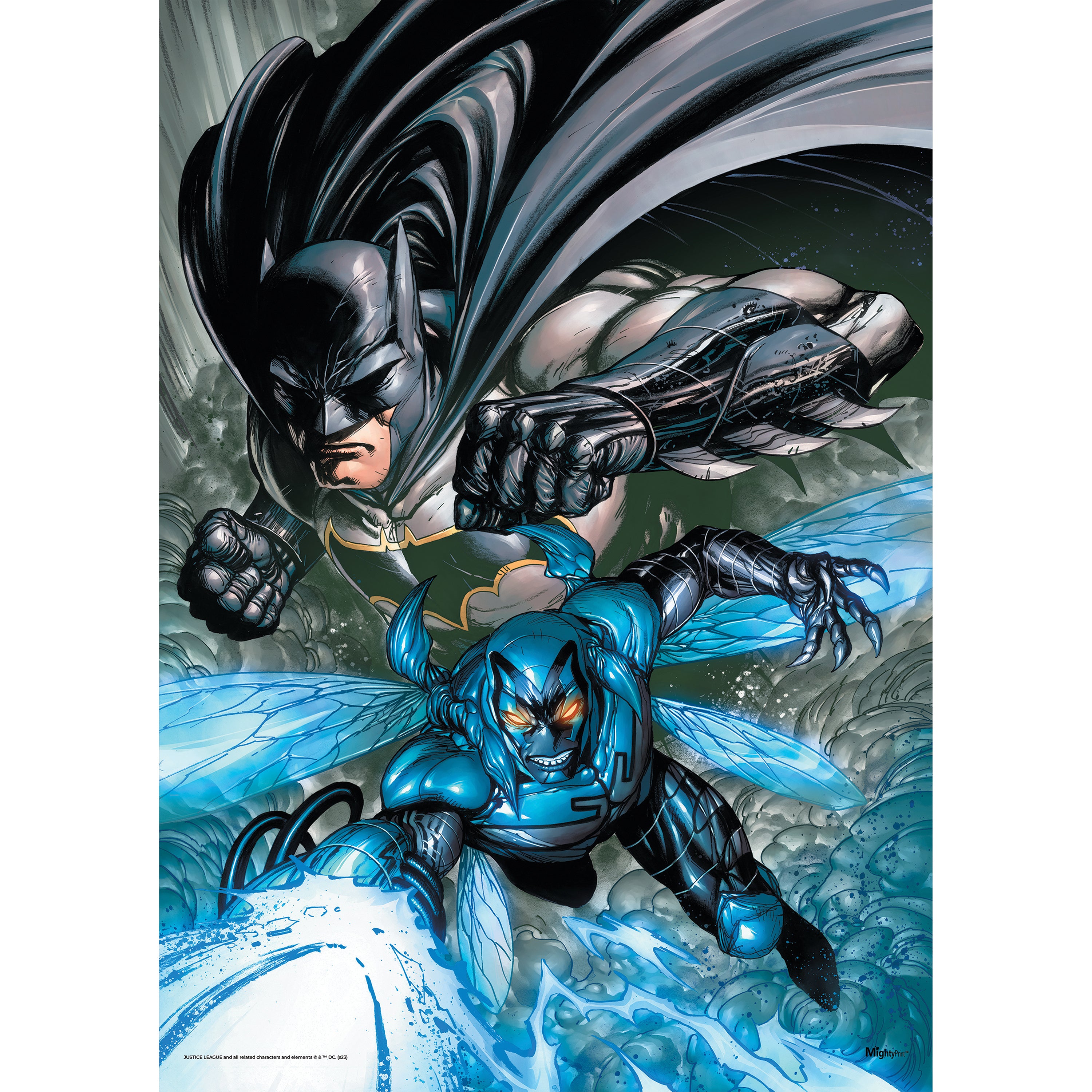 Justice League (Blue Beetle & Batman) MightyPrint™ Wall Art MP17240929