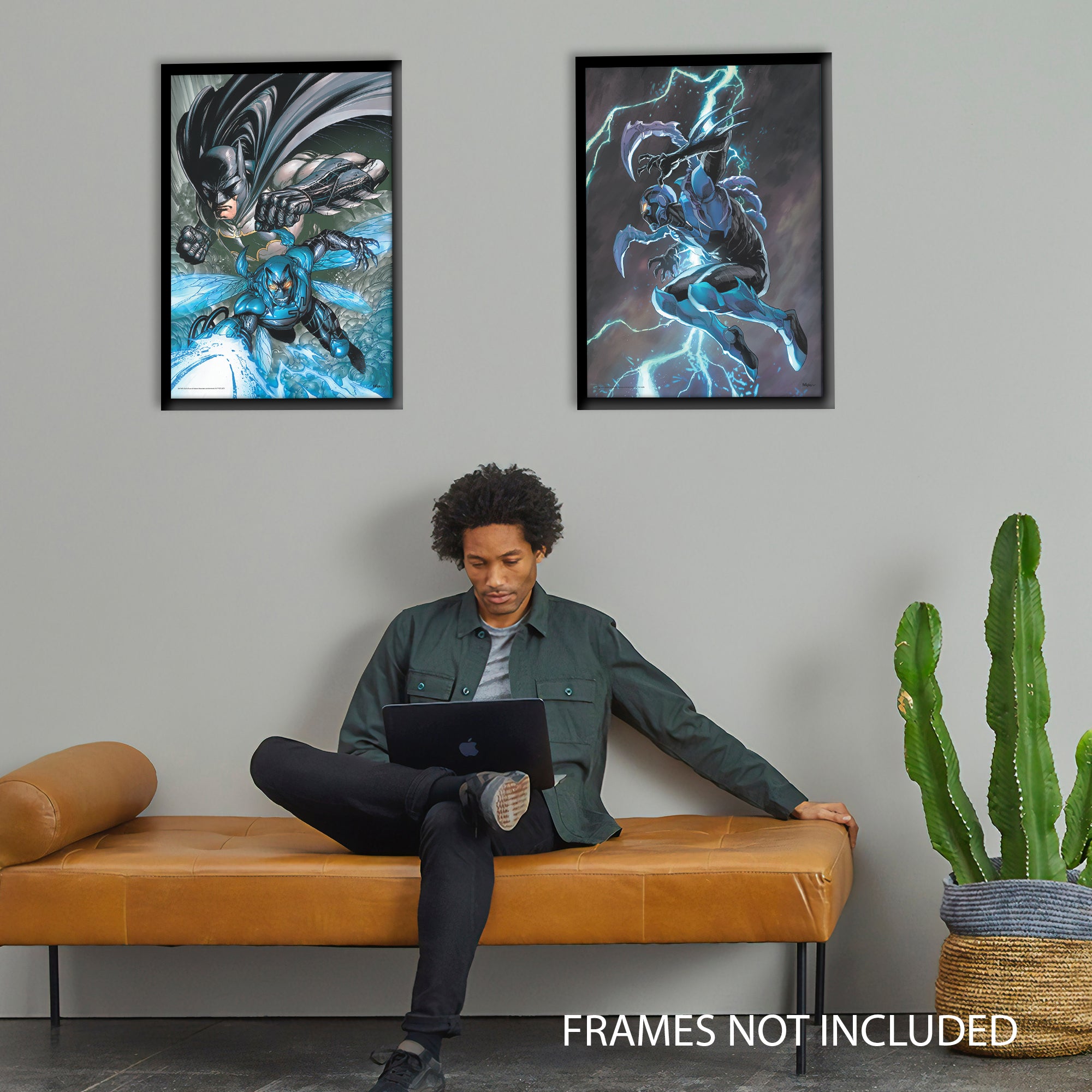 Justice League (Blue Beetle & Batman) MightyPrint™ Wall Art MP17240929