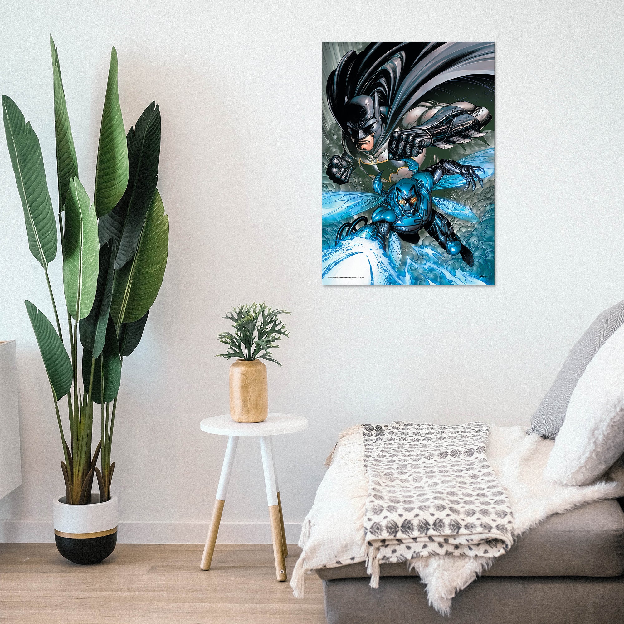 Justice League (Blue Beetle & Batman) MightyPrint™ Wall Art MP17240929