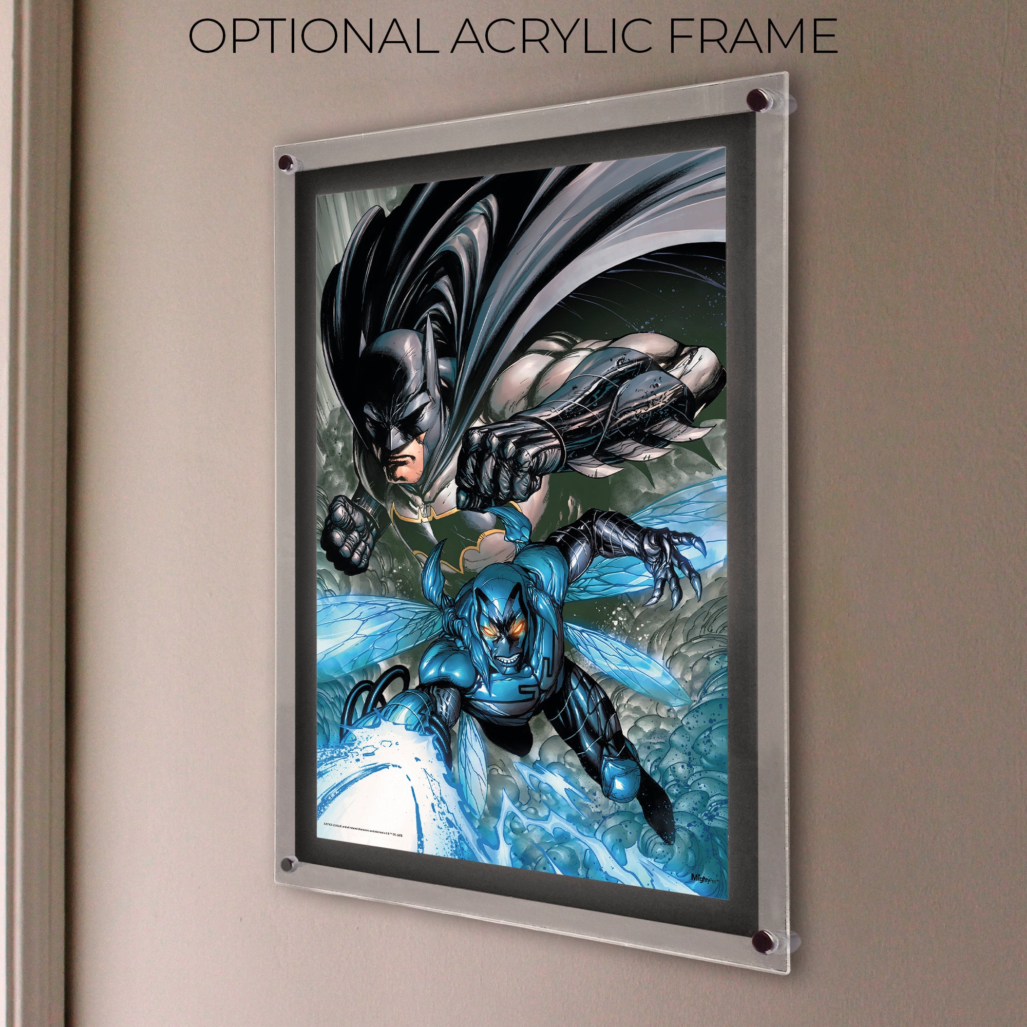 Justice League (Blue Beetle & Batman) MightyPrint™ Wall Art MP17240929