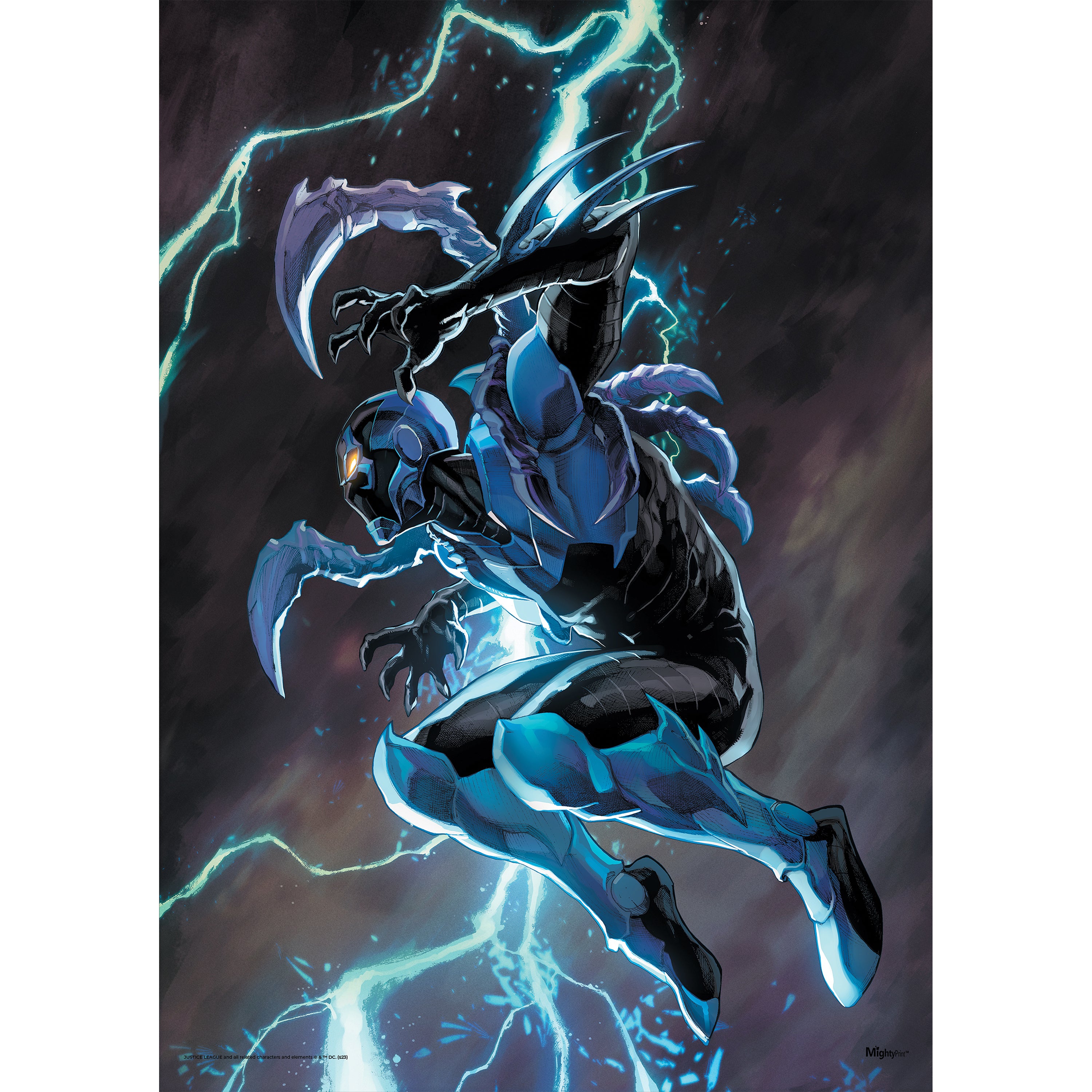 Justice League (Blue Beetle Jump) MightyPrint™ Wall Art MP17240930