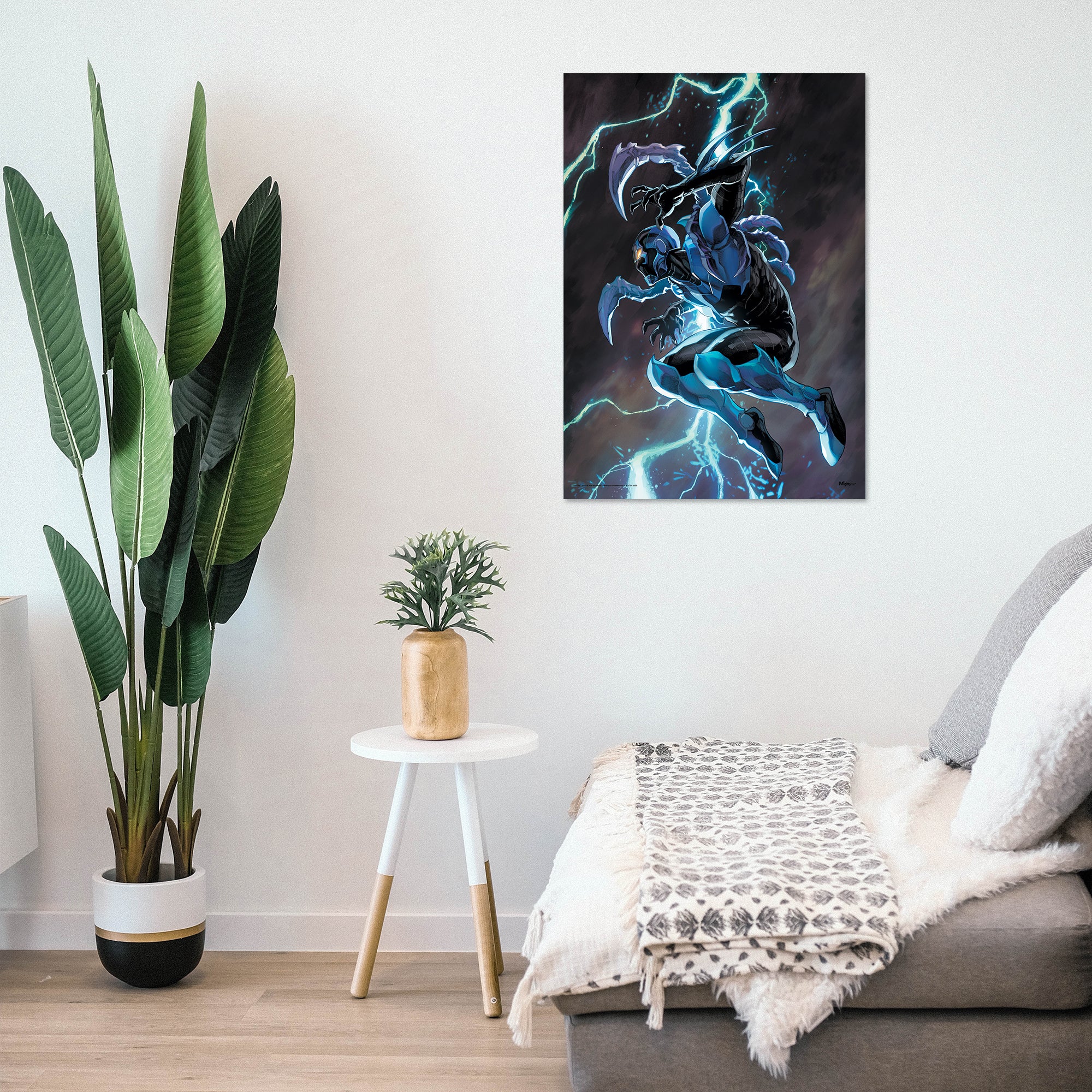 Justice League (Blue Beetle Jump) MightyPrint™ Wall Art MP17240930