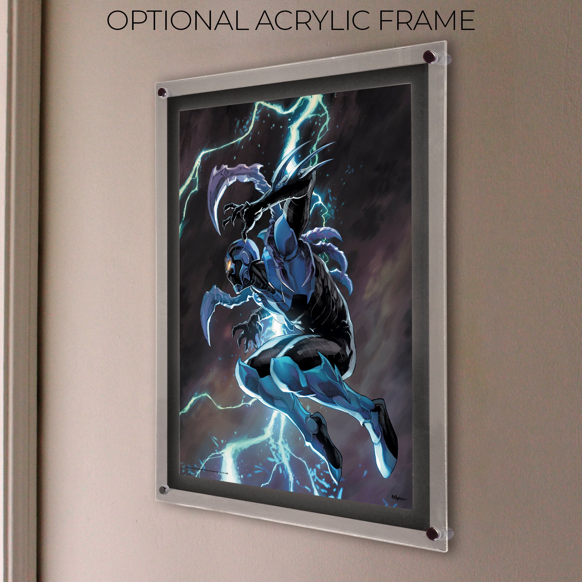 Justice League (Blue Beetle Jump) MightyPrint™ Wall Art MP17240930