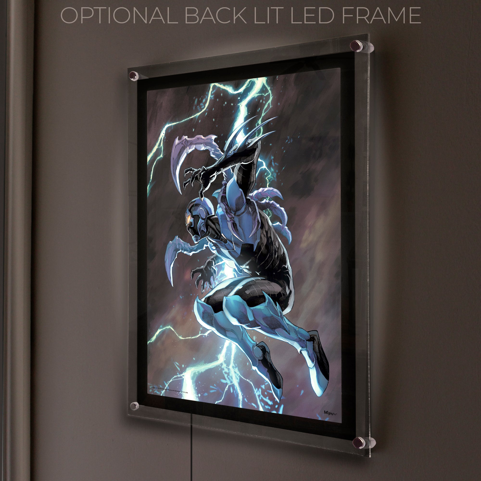 Justice League (Blue Beetle Jump) MightyPrint™ Wall Art MP17240930