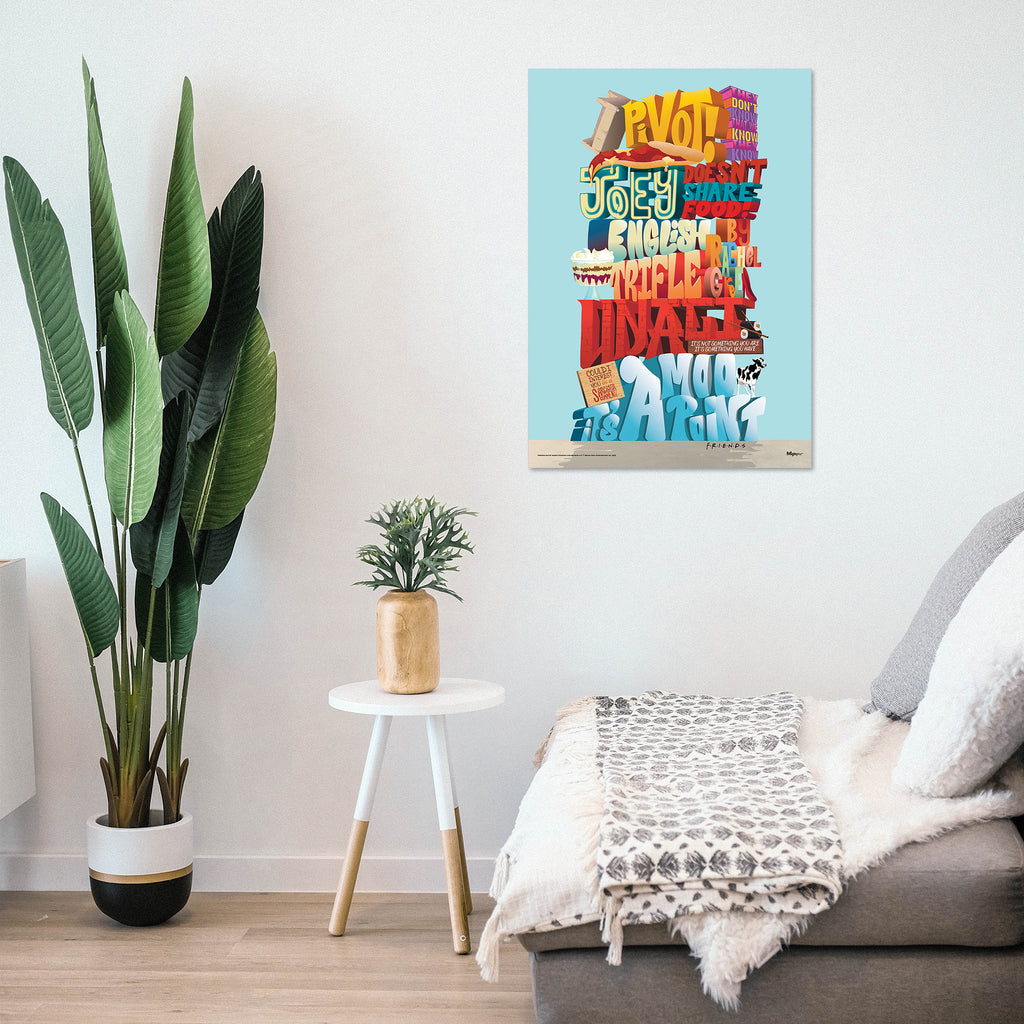 Friends: The Television Show 30th Anniversary (30th Phrases) MightyPrint™ Wall Art MP17240938