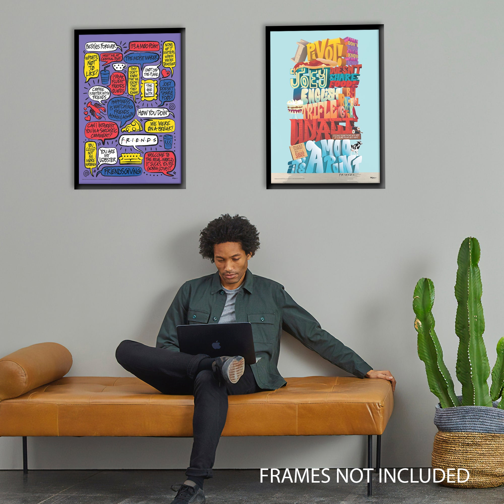 Friends: The Television Show 30th Anniversary (30th Quotes) MightyPrint™ Wall Art MP17240939