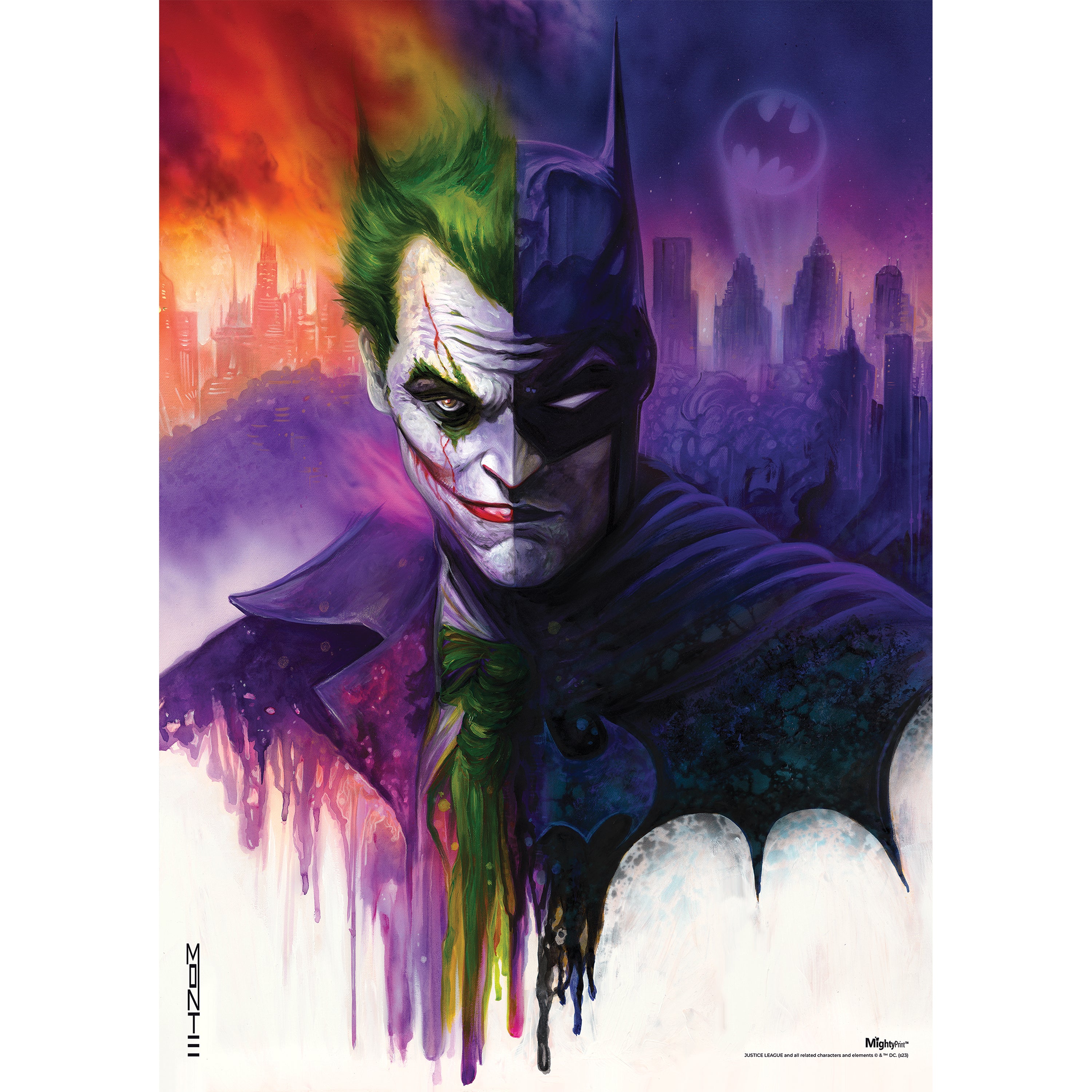 DC Comics (Two of a Kind by Monte Moore) MightyPrint™ Wall Art MP17240955